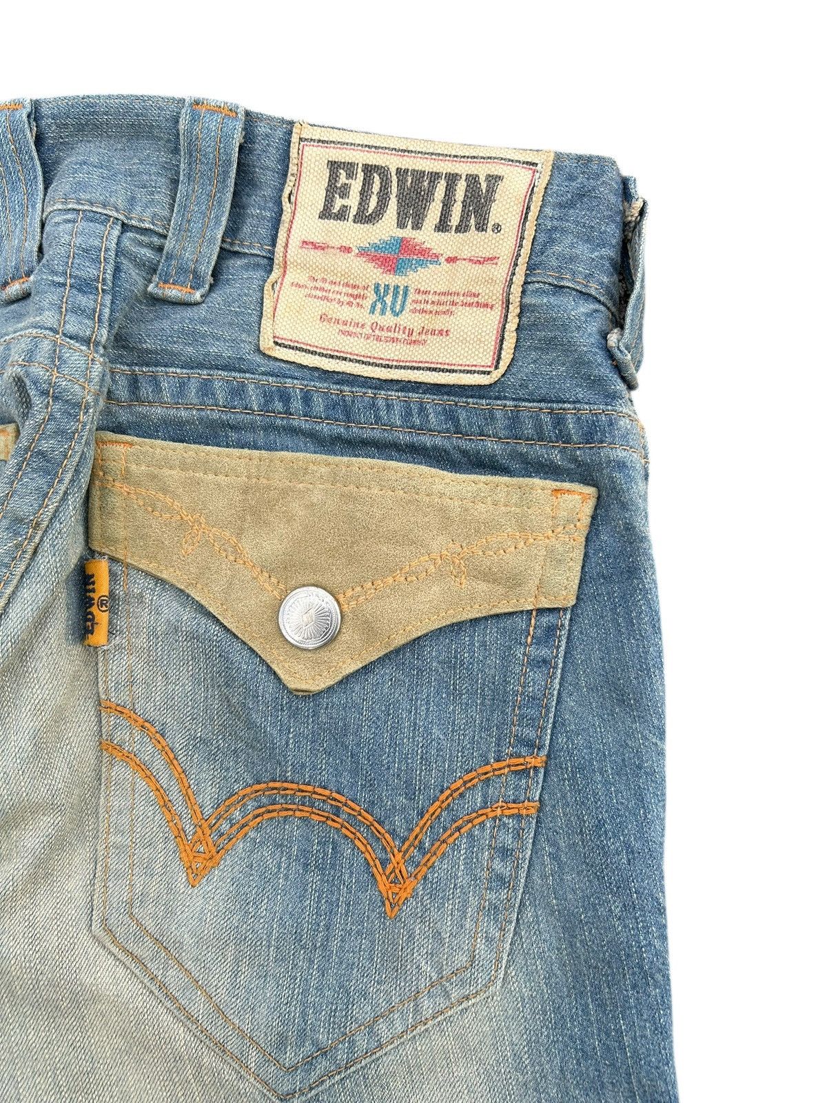 Kapital Vintage Flare Edwin Navajo Rusty Faded Denim Jeans Size US 30 / EU 46 - 10 Thumbnail