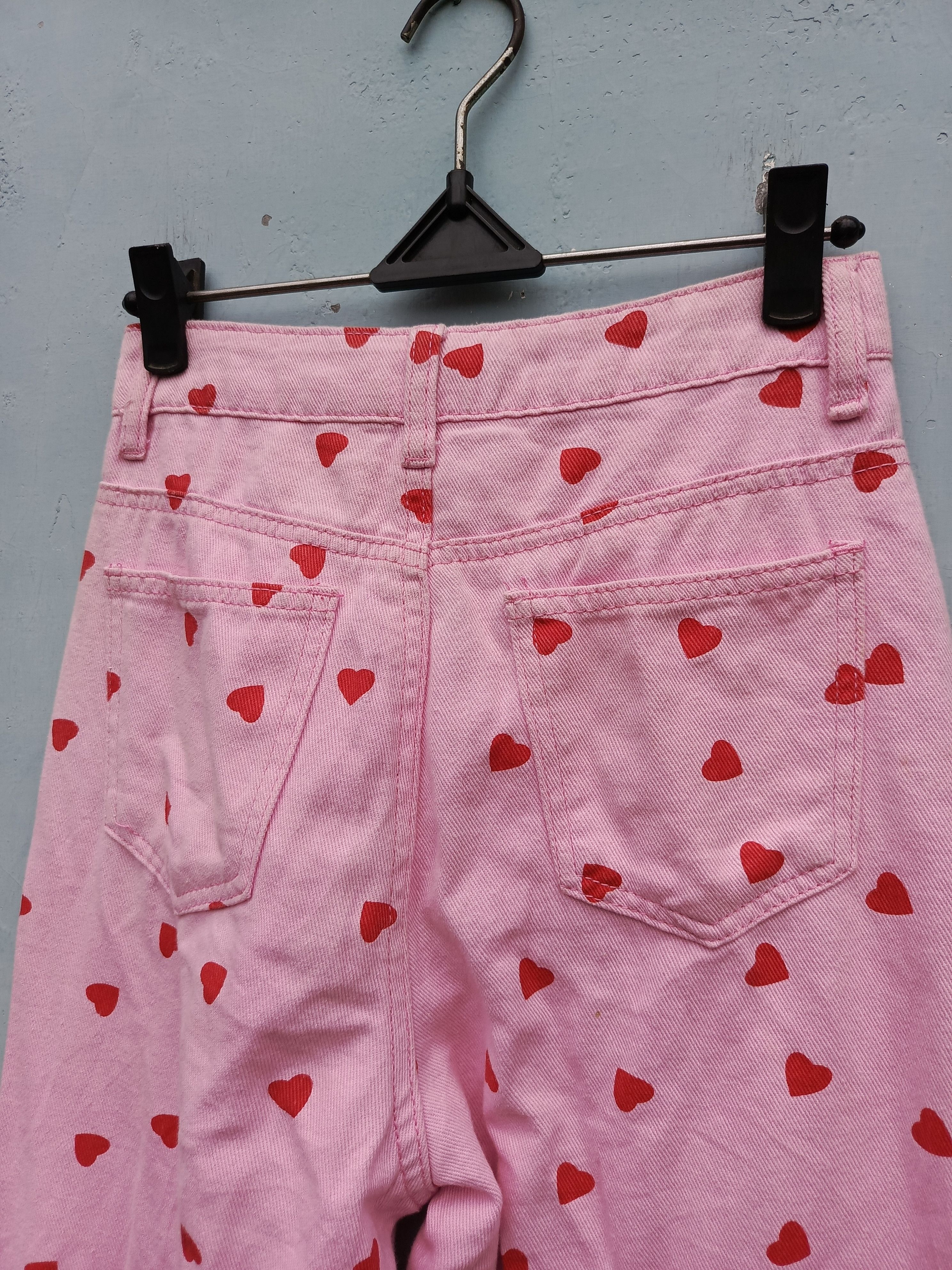Shein Shein High Waist Heart Print Size 26" / US 2 / IT 38 - 8 Thumbnail