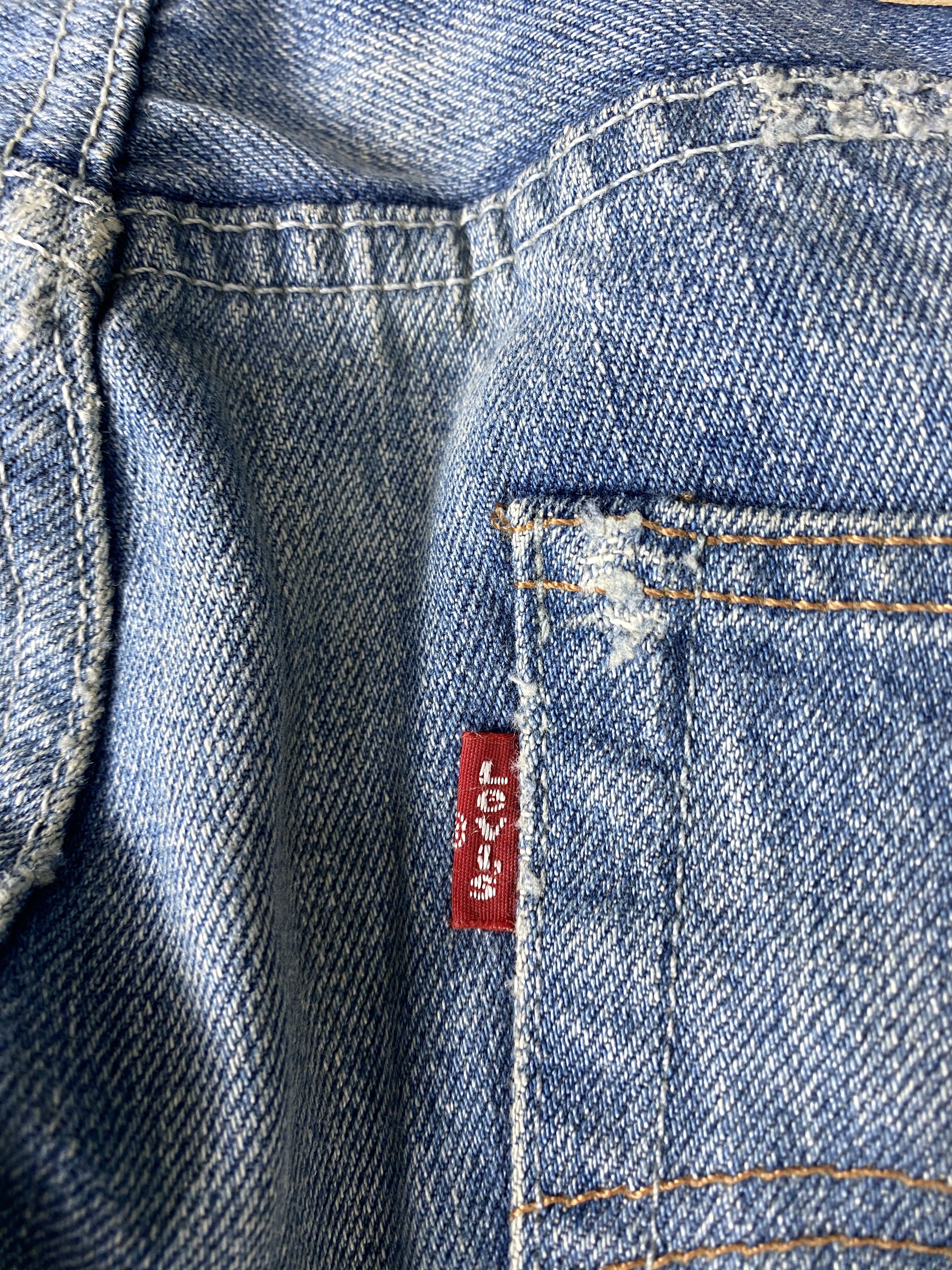 Levi's Vintage 90s Levi's 501 Faded Jeans CP0073 Size US 30 / EU 46 - 9 Thumbnail