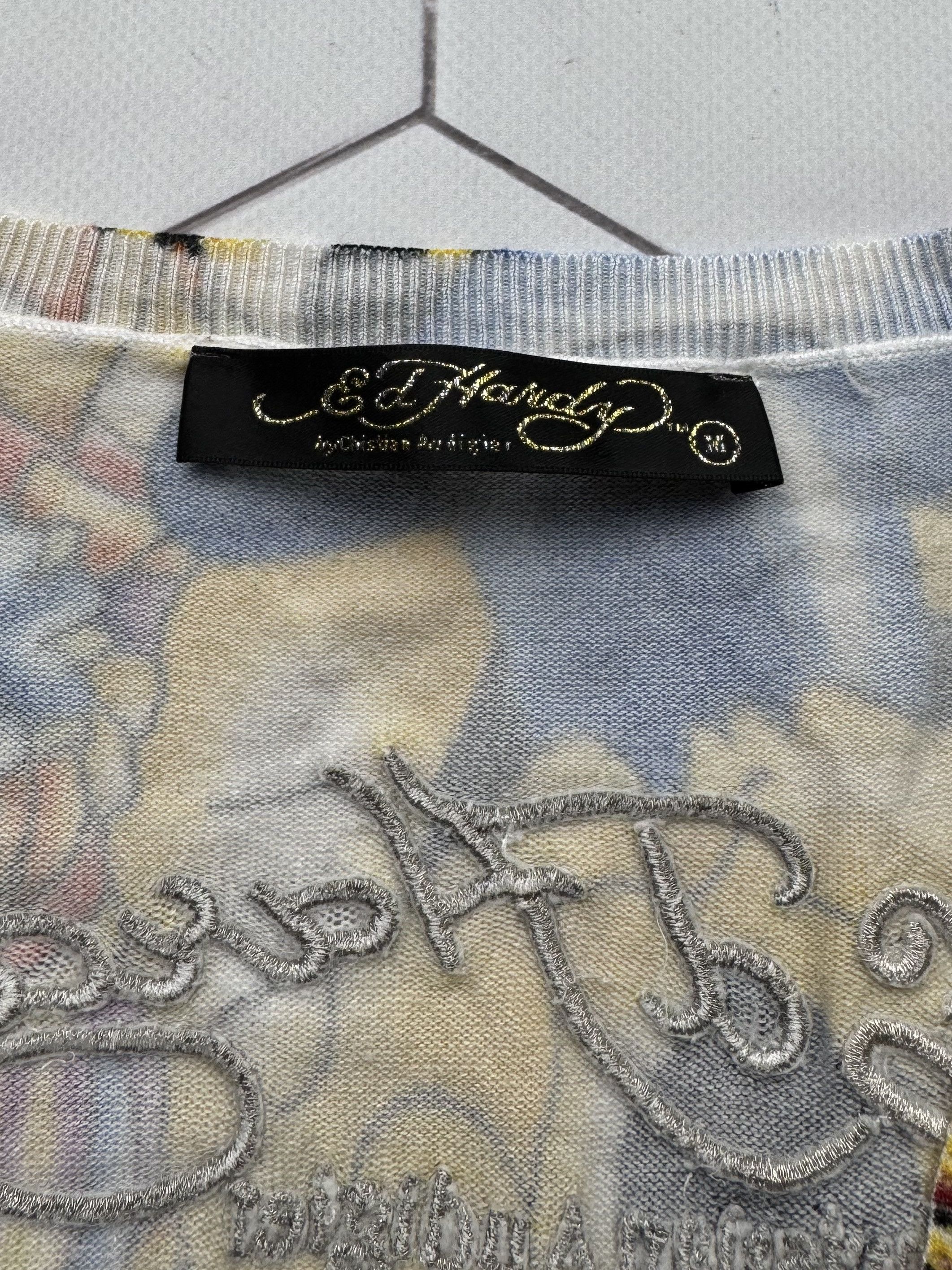 Christian Audigier Ed Hardy Vintage Dress (B189) Size M / US 6-8 / IT 42-44 - 4 Thumbnail
