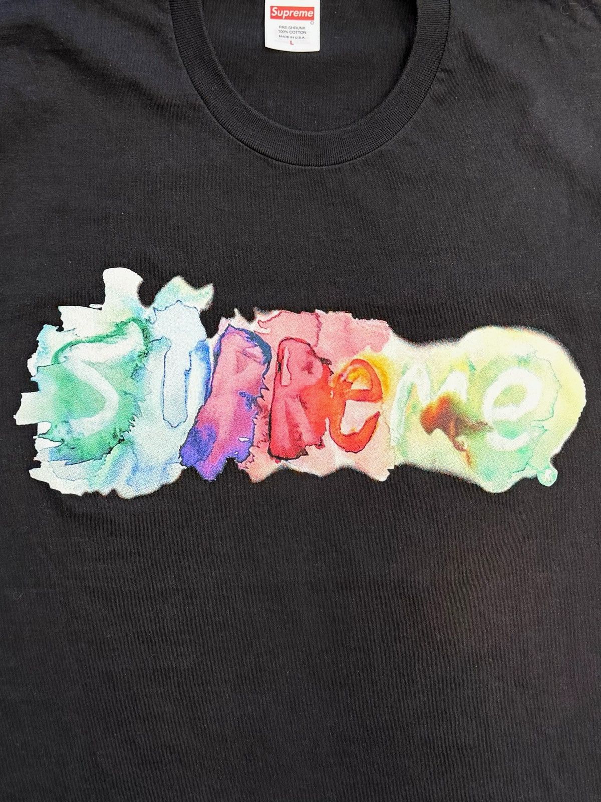 Supreme SS23 Supreme Watercolor Tee Size US L / EU 52-54 / 3 - 3 Thumbnail