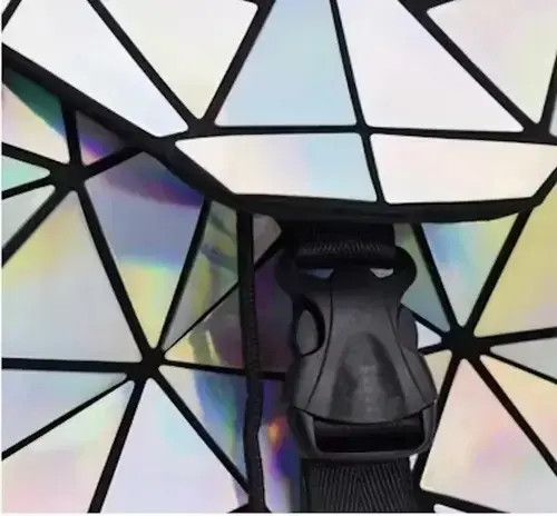 Other Hip Hop Luminous Geometric Laser Backpack Size ONE SIZE - 2 Thumbnail