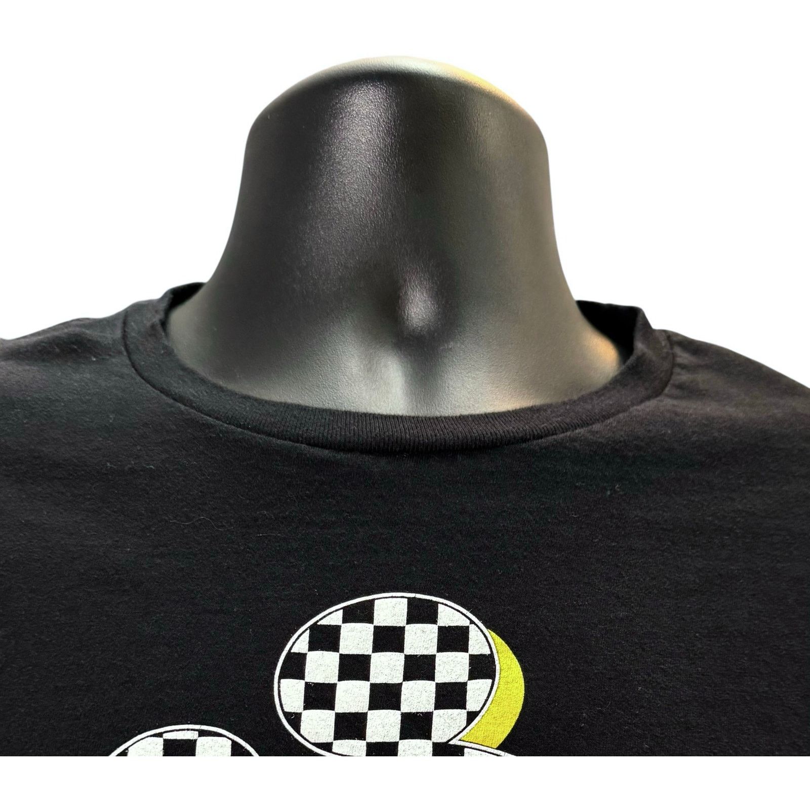Disney Disney Mickey Mouse XL T-Shirt Black Checkered Silhouette Size US XL / EU 56 / 4 - 5 Thumbnail