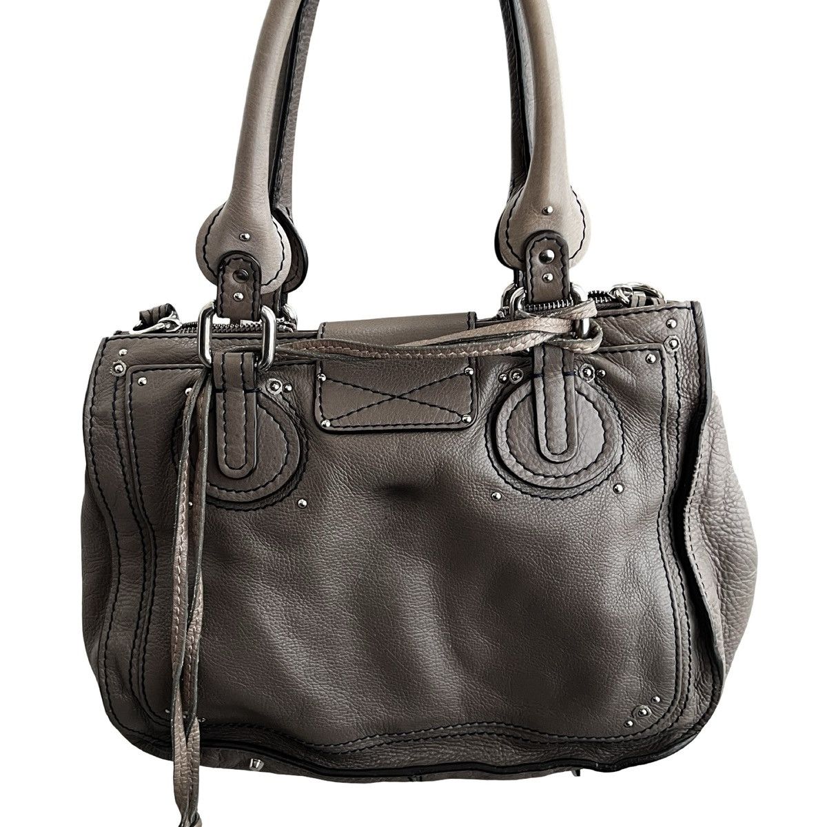 Chloe Chloé Paddington Handbag Taupe Size ONE SIZE - 2 Thumbnail