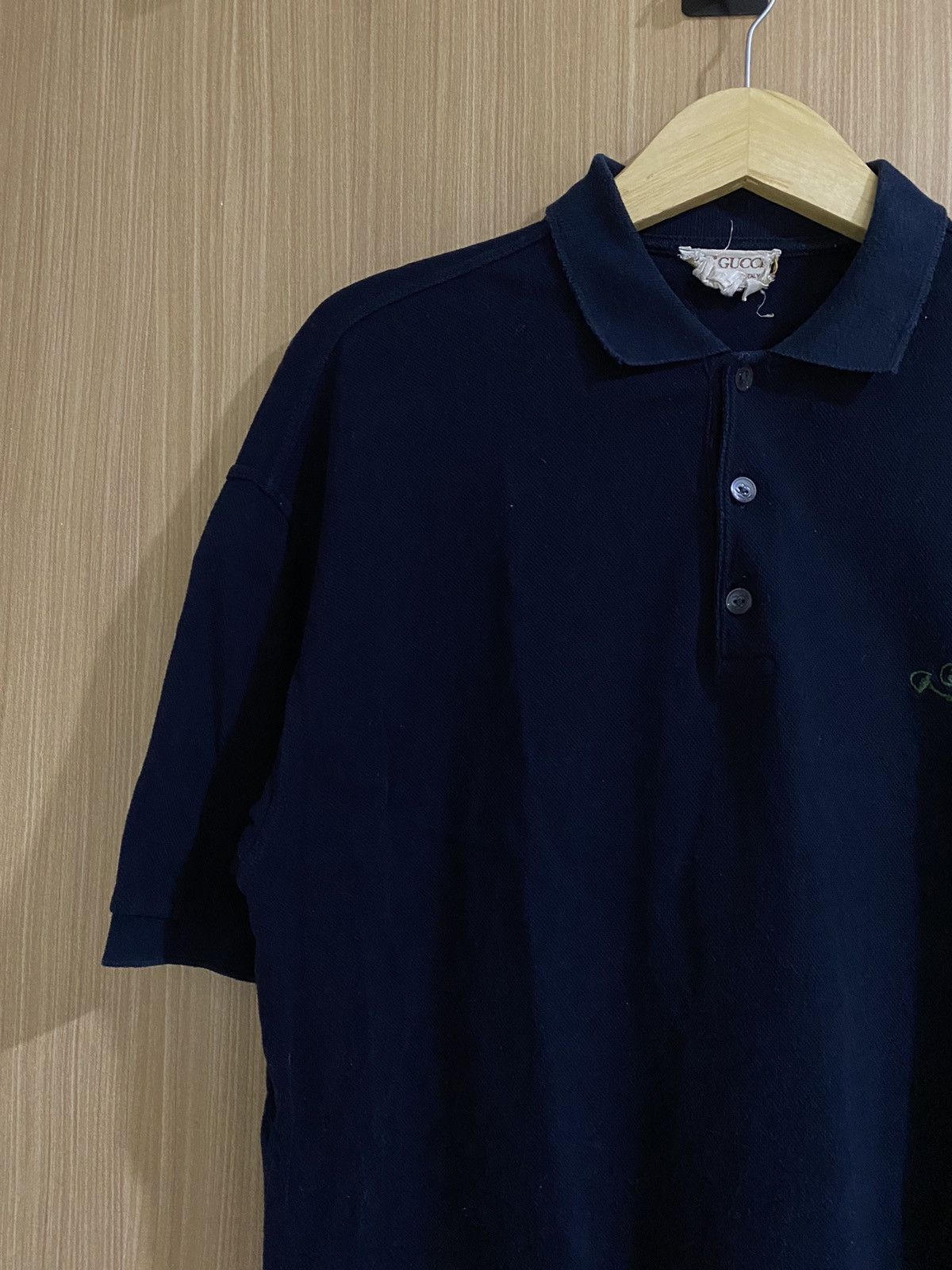 Gucci VINTAGE GUCCI POLO SHIRT Size US L / EU 52-54 / 3 - 3 Thumbnail