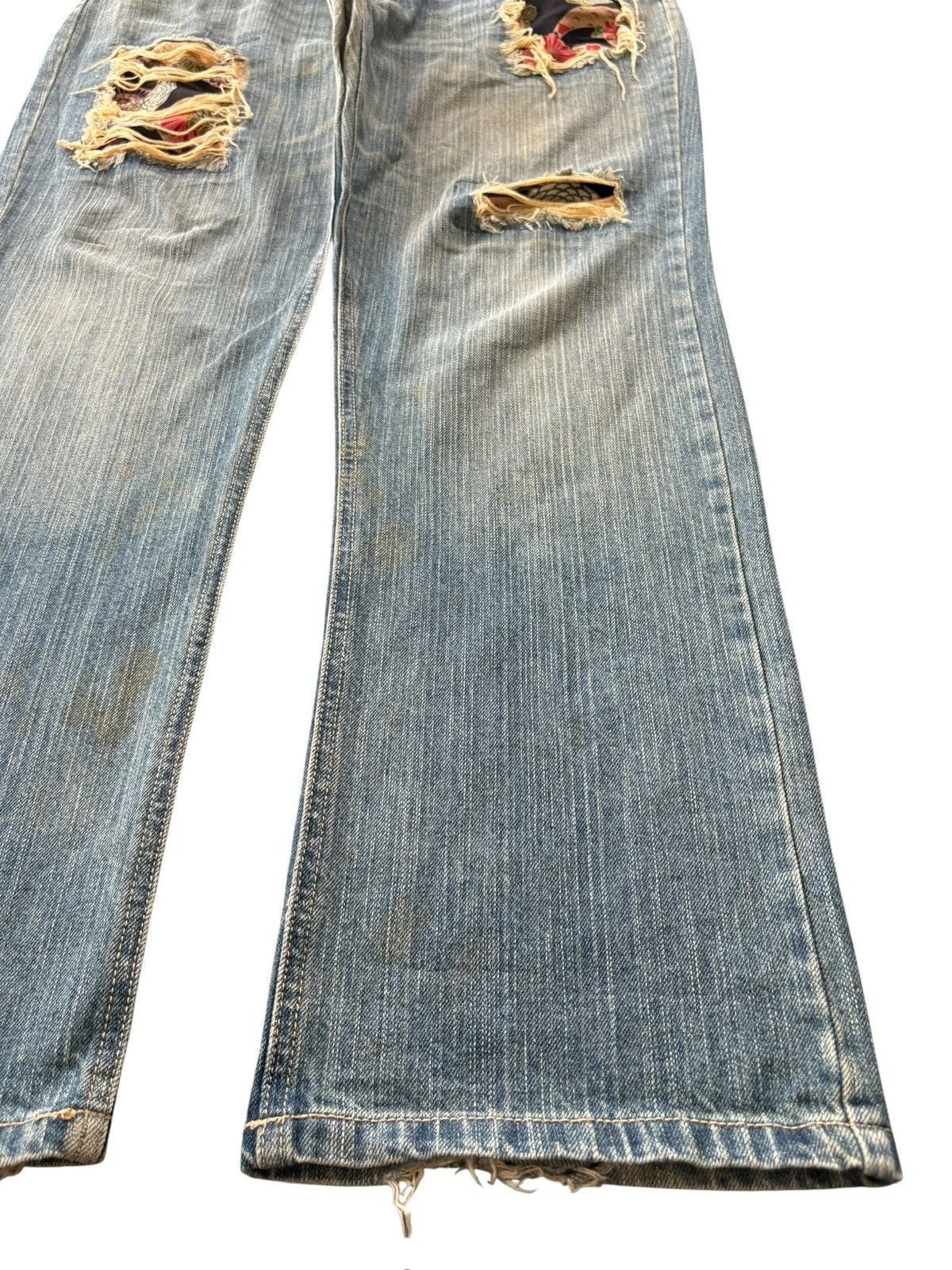 Japanese Brand Vintage Japanese Brand Sashiko Distressed Loose Jeans Size US 38 / EU 54 - 7 Thumbnail