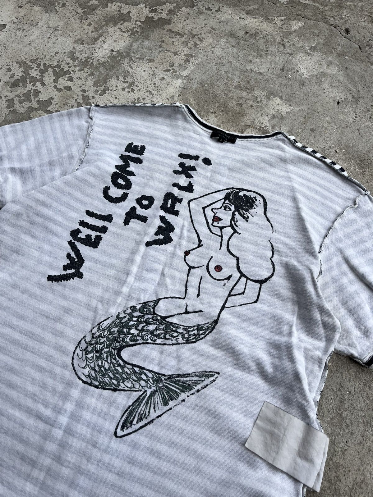 Comme des Garcons × Comme des Garcons Homme × Comme des Garcons Homme Plus Comme des Garcons Homme Plus Mermaid Reversible T-Shirt Tee Size US L / EU 52-54 / 3 - 8 Thumbnail