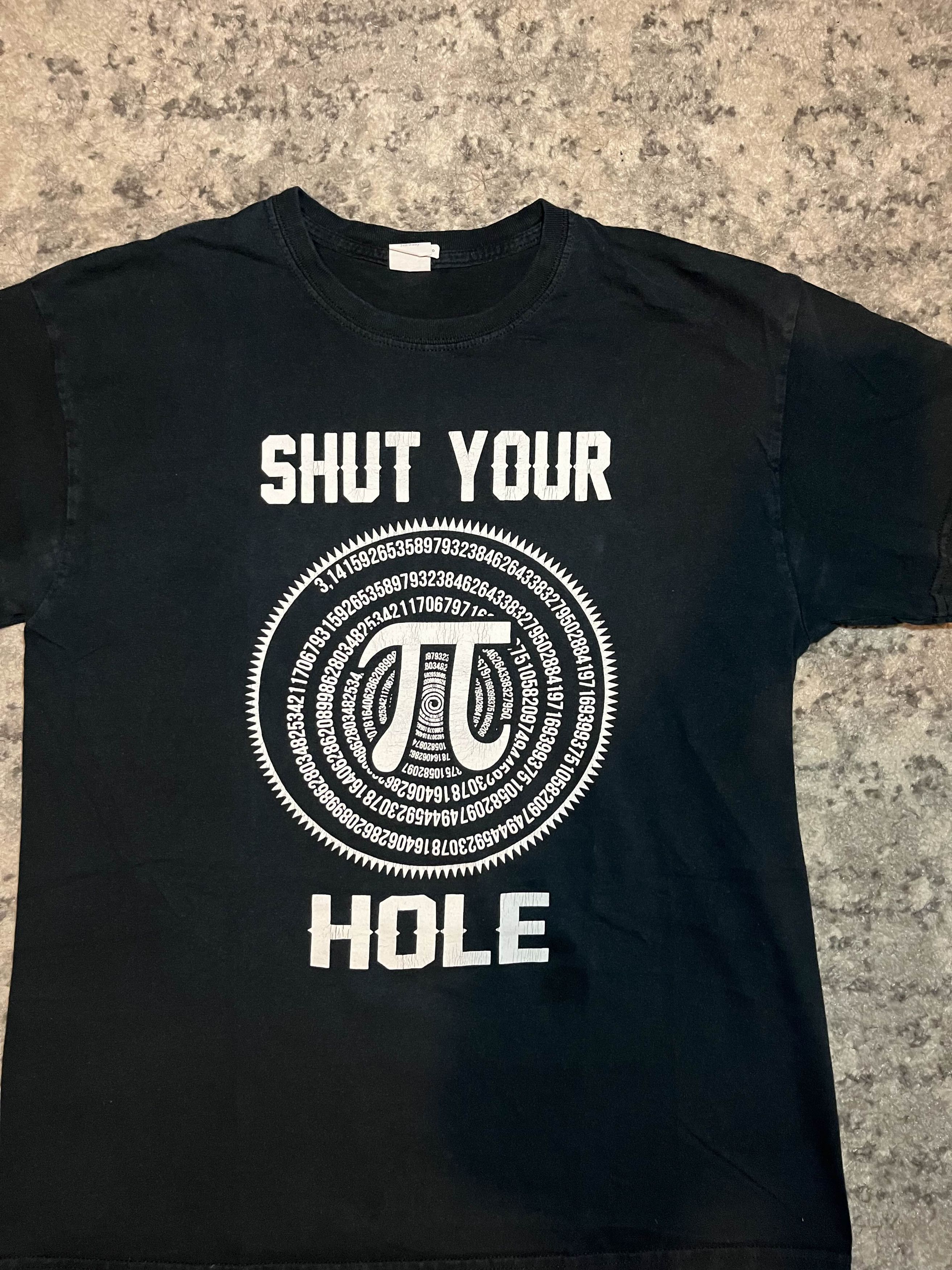 Vintage Funny Y2K Shut Your Pi Hole Shirt Size US L / EU 52-54 / 3 - 2 Thumbnail