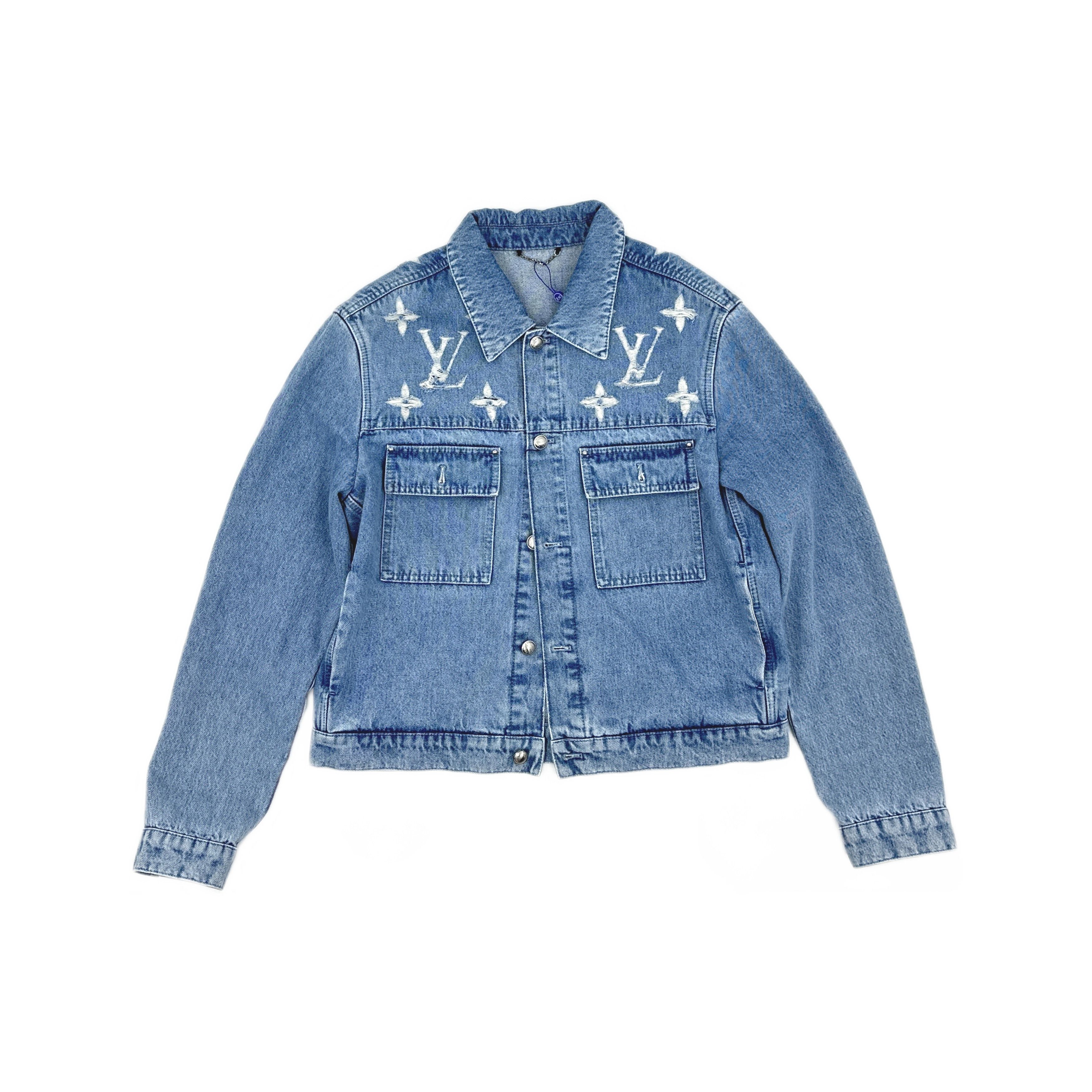 Louis Vuitton Louis Vuitton Monogram Denim Jacket Size 52 Size US L / EU 52-54 / 3 - 1 Thumbnail