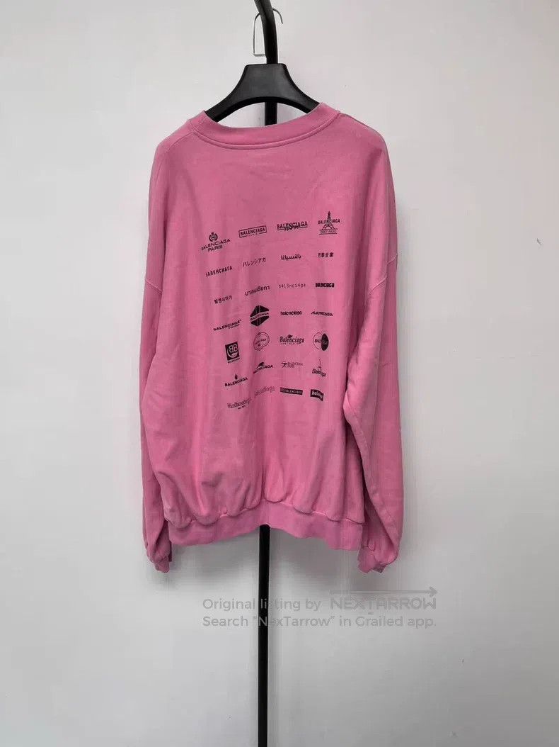 Balenciaga Balenciaga Logo letter print long-sleeve sweatshirt Size US M / EU 48-50 / 2 - 2 Thumbnail