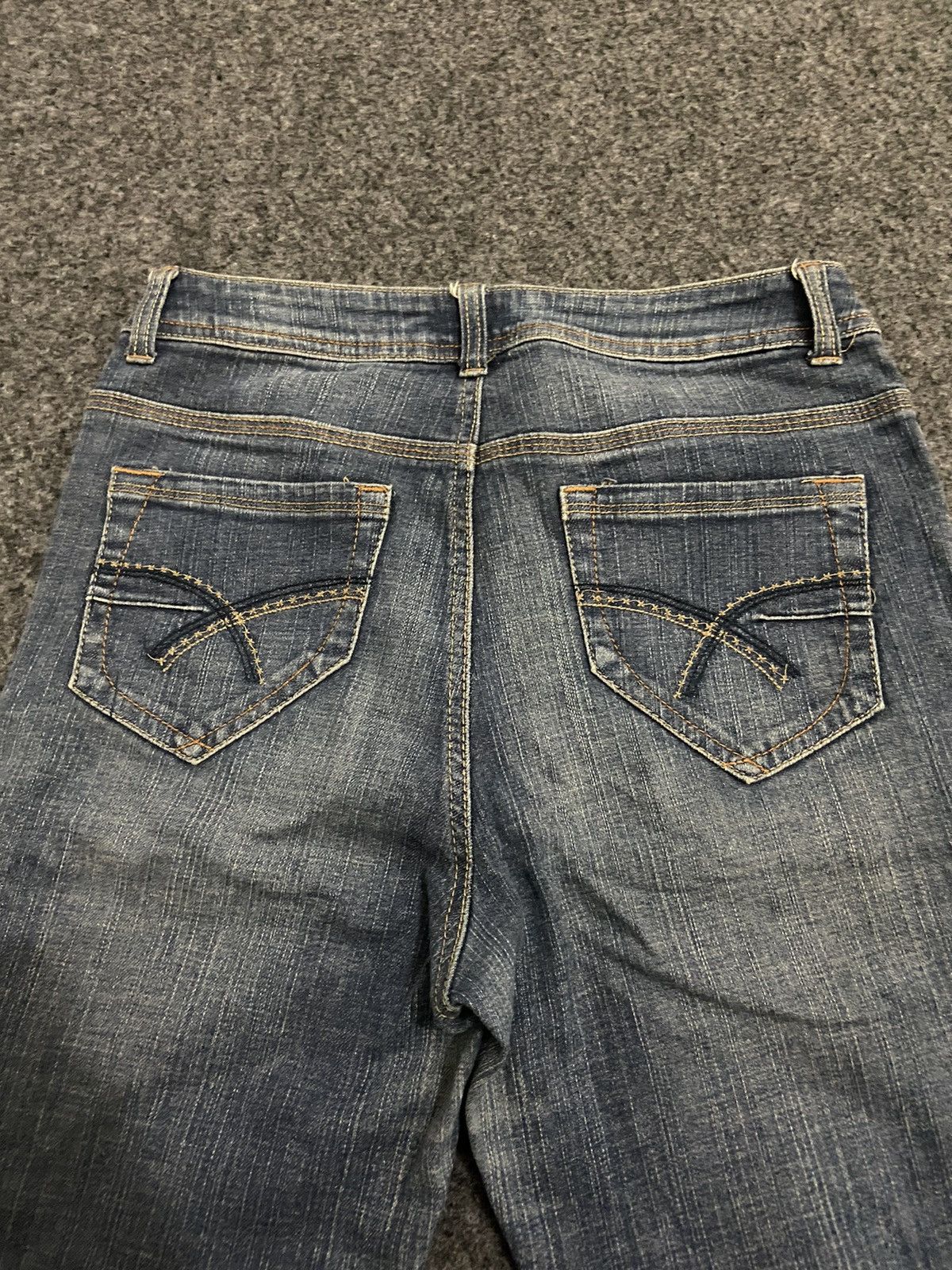 Japanese Brand Vintage Y2K Natural fit strectch denim pants flare Size 26" / US 2 / IT 38 - 4 Thumbnail