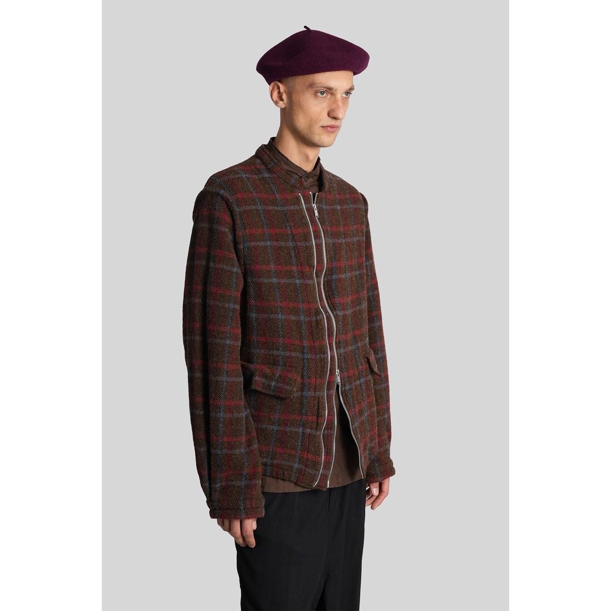 Undercover UNDERCOVER Brown Wool Check Jacket Size US XXL / EU 58 / 5 - 8 Thumbnail