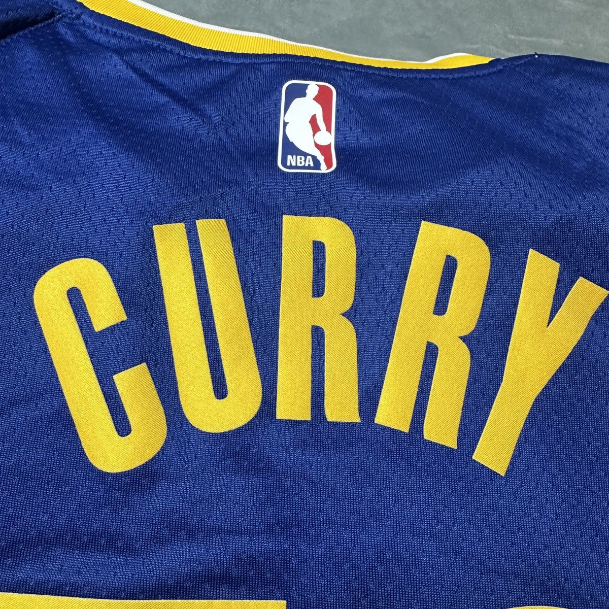 NBA × Nike New Authentic Golden State Warriors Steph Curry Jersey 52 Size US XL / EU 56 / 4 - 7 Thumbnail
