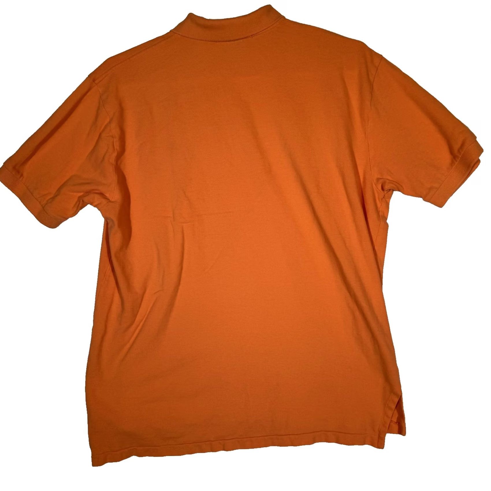 Polo Ralph Lauren Polo Ralph Lauren Mens XL Orange Polo Shirt Pony Logo Short Sleeve Size US XL / EU 56 / 4 - 2 Thumbnail