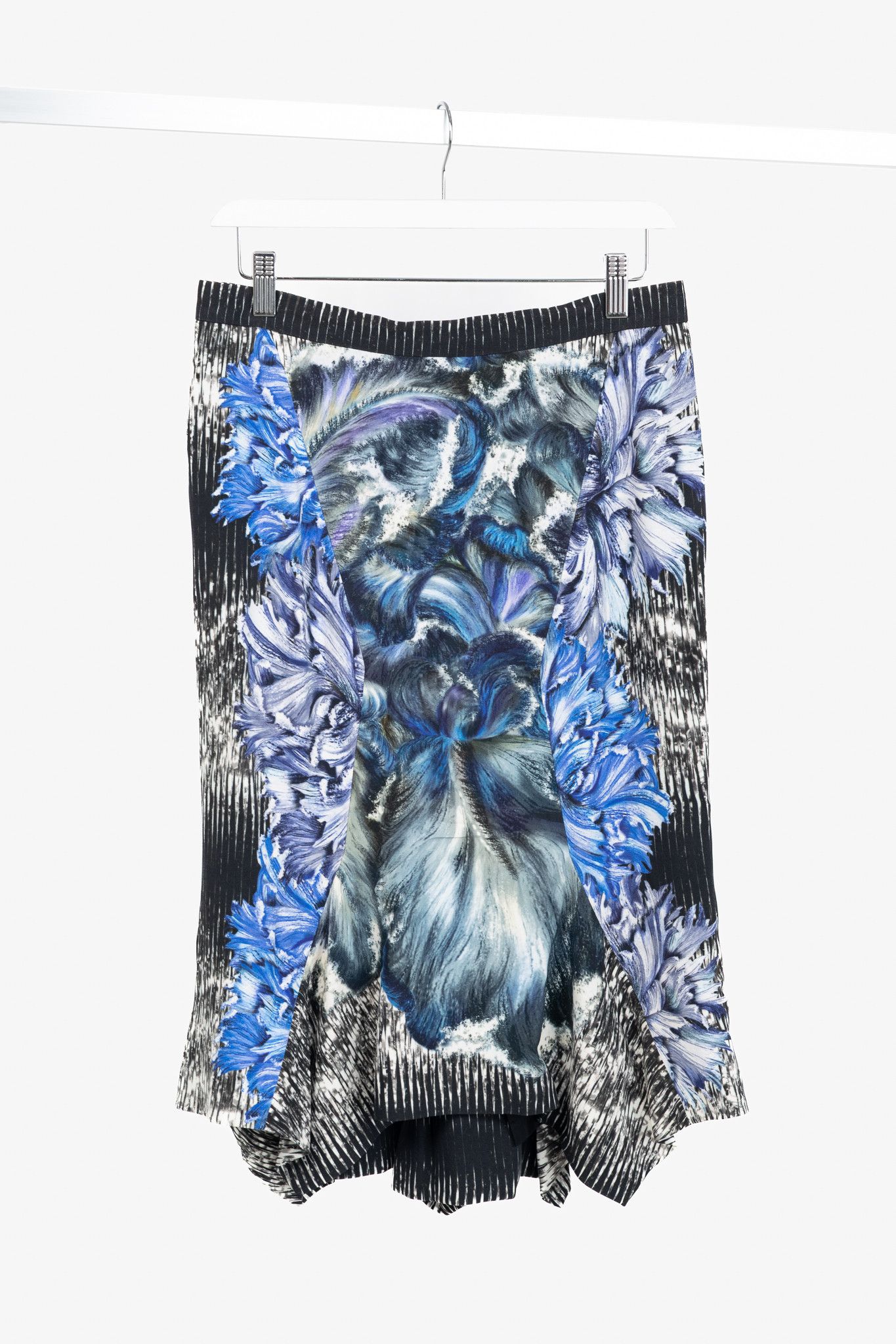 Peter Pilotto Peter Pilotto K Abstract Print Crepe Handkerchief-Hem Skirt Size 30" / US 8 / IT 44 - 1 Thumbnail