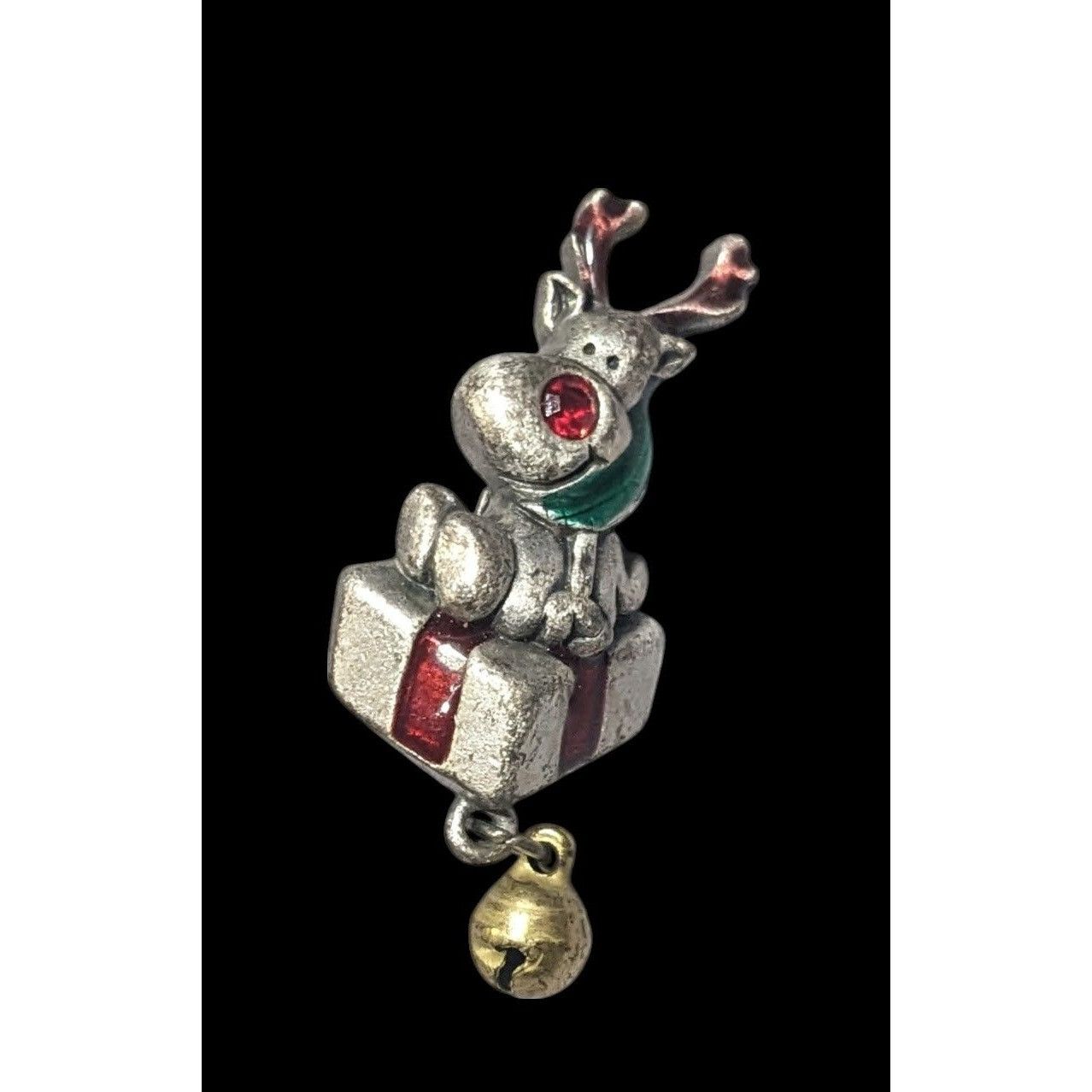 Other Vintage AJMC Silver Holiday Reindeer Brooch Size ONE SIZE - 1 Thumbnail