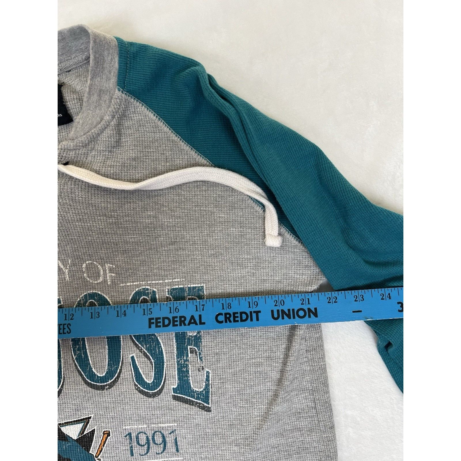 G-III Vintage San Jose Sharks Long Sleeve Thermal Shirt Size Large Size US L / EU 52-54 / 3 - 5 Thumbnail