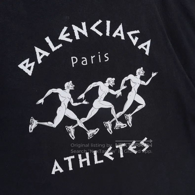 Balenciaga Balenciaga Marathon destroyed short-sleeve Size US L / EU 52-54 / 3 - 3 Thumbnail