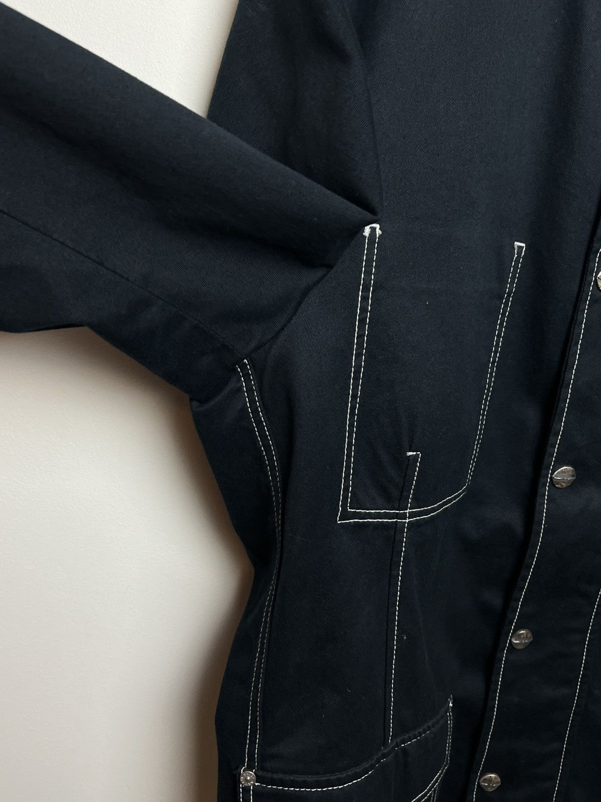 Giorgio Armani armani y2k archive solid work chore jacket Size US XL / EU 56 / 4 - 7 Thumbnail
