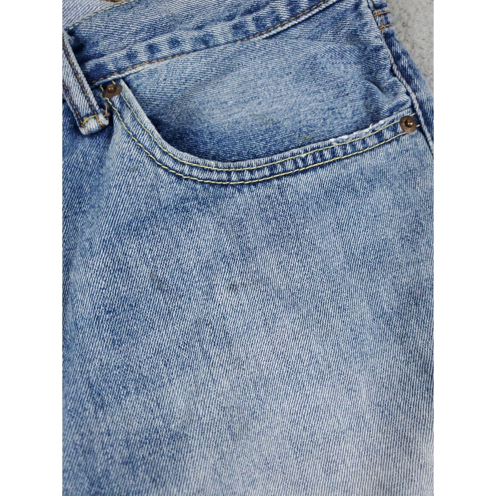 Levi's Levis Mens Straight Leg 36x30 Blue Jeans Extra Large XL Casual Denim Pants Size US 34 / EU 50 - 6 Thumbnail