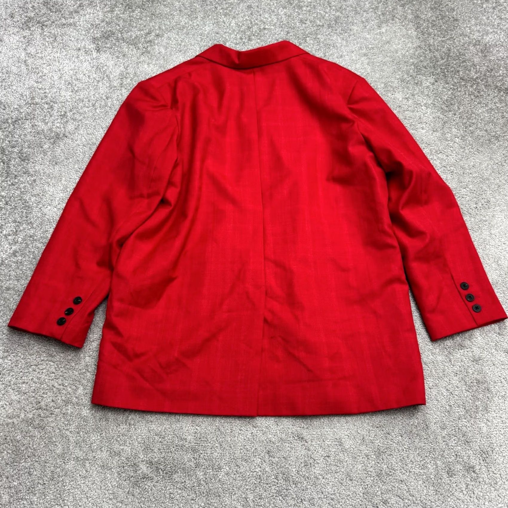 Topshop Topshop Blazer Jacket Womens 8 Red Notched Lapel Single Breasted Career Work NWT VINTAGE? Size M / US 6-8 / IT 42-44 - 2 Thumbnail