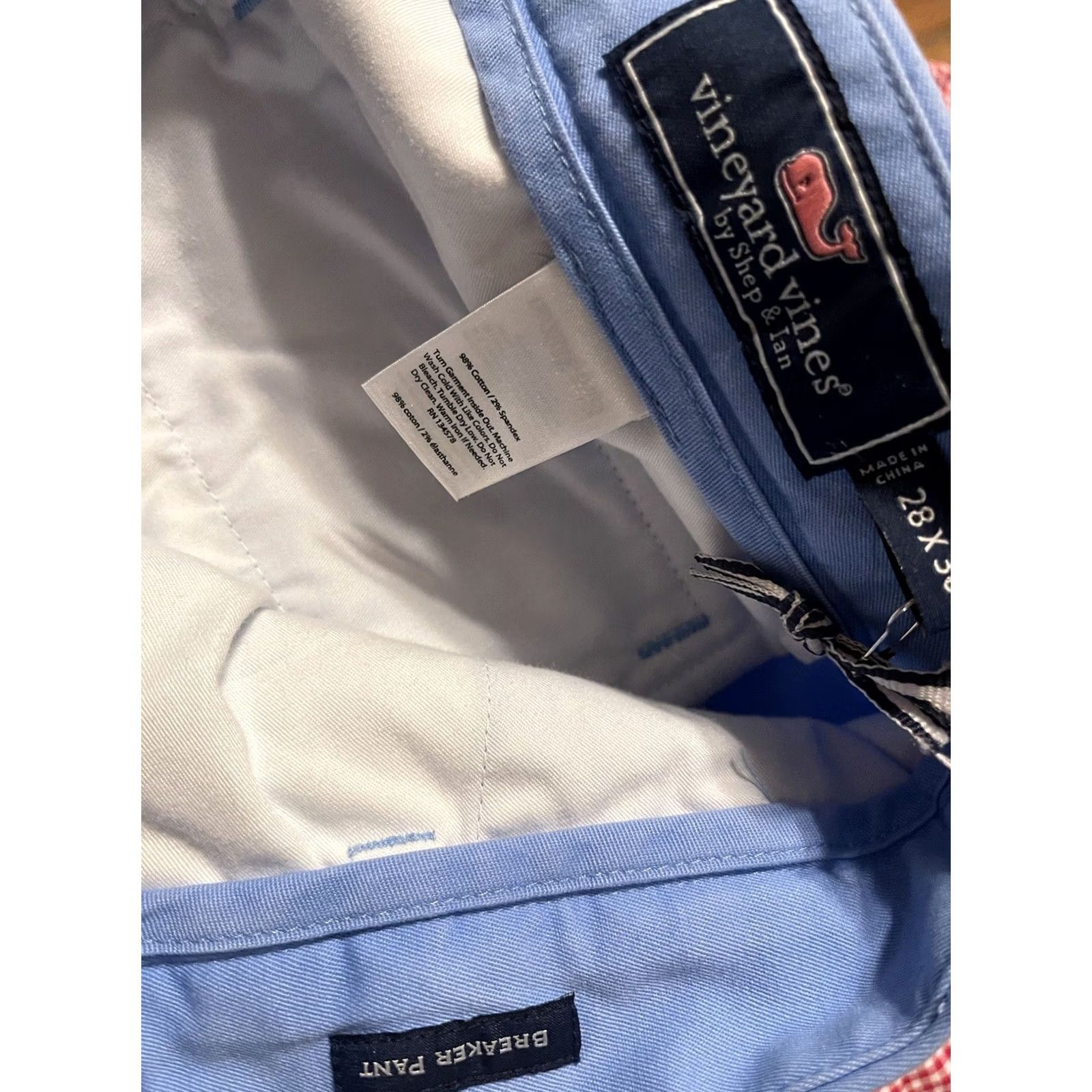 Vineyard Vines Vineyard Vines Breaker Pants Pastel Blue Cotton Preppy Chino Men's 28x30 Size US 28 / EU 44 - 4 Thumbnail