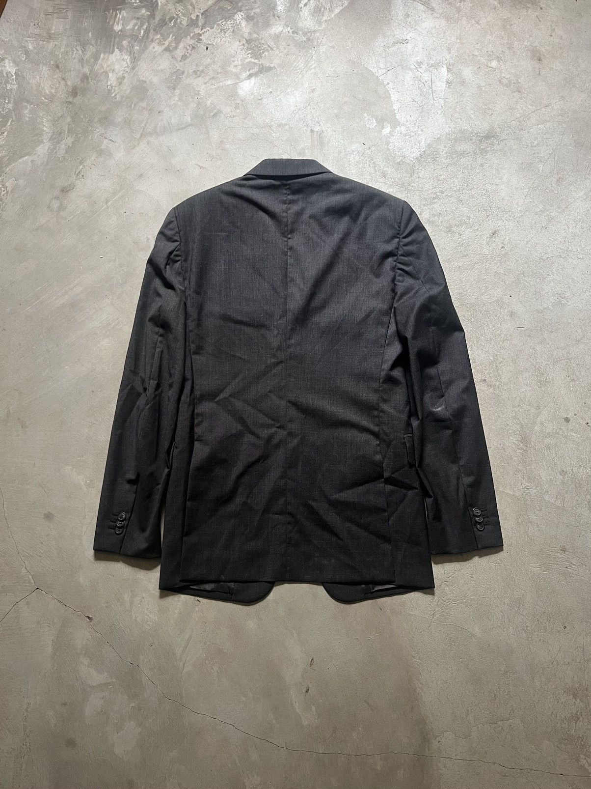 Designer × Prada Prada Fall 2009 3 Button Wool Blazer Coat Size 46R - 4 Thumbnail