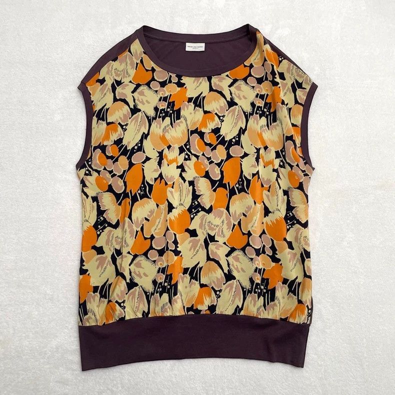 Dries Van Noten dries van noten Sleeveless silk cotton vest 2505-Nextarrow Size M / US 6-8 / IT 42-44 - 1 Thumbnail
