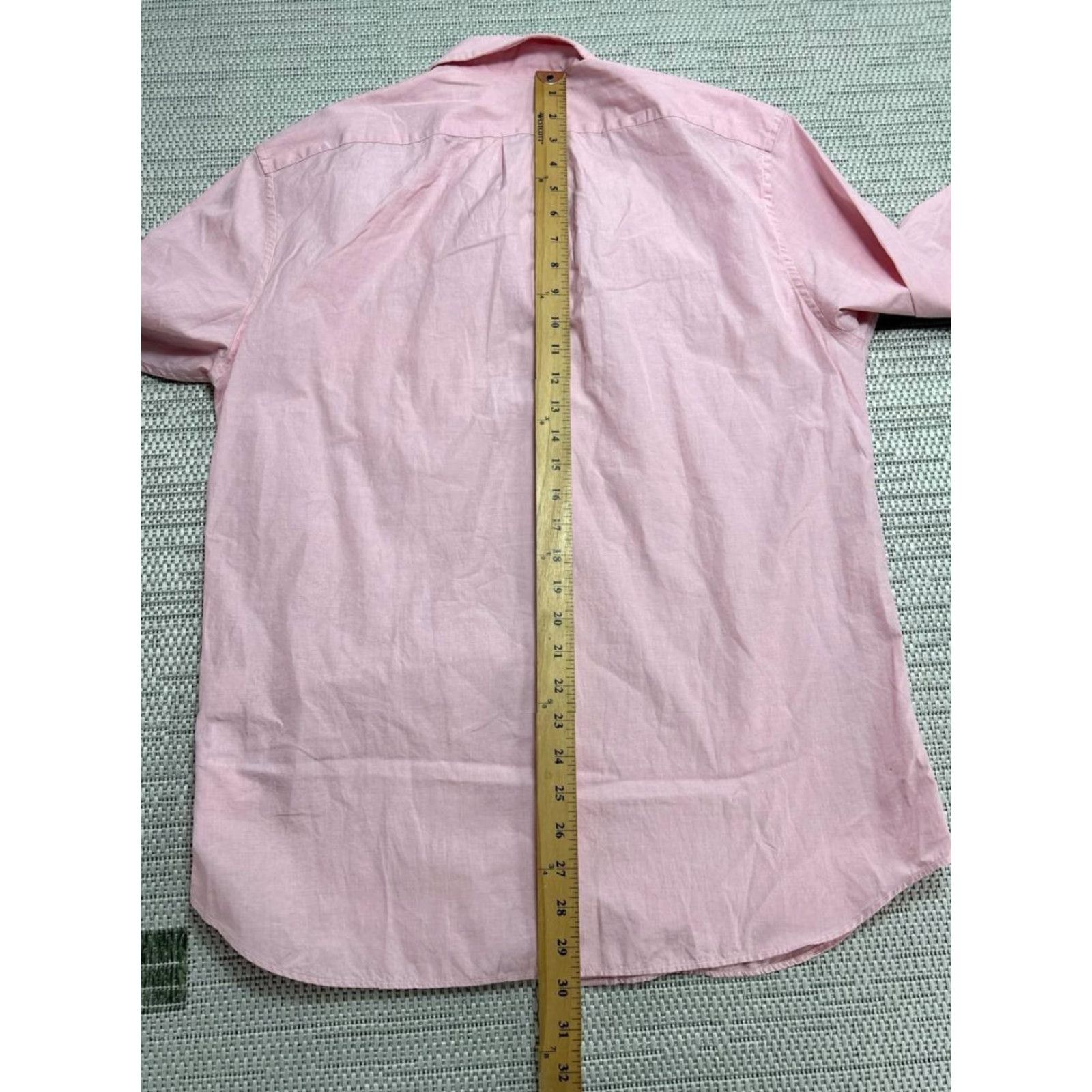 J.Crew J.CREW Shirt Mens Large Pink Organic Cotton Slim Button-Down Dress Shirt Size US L / EU 52-54 / 3 - 6 Thumbnail