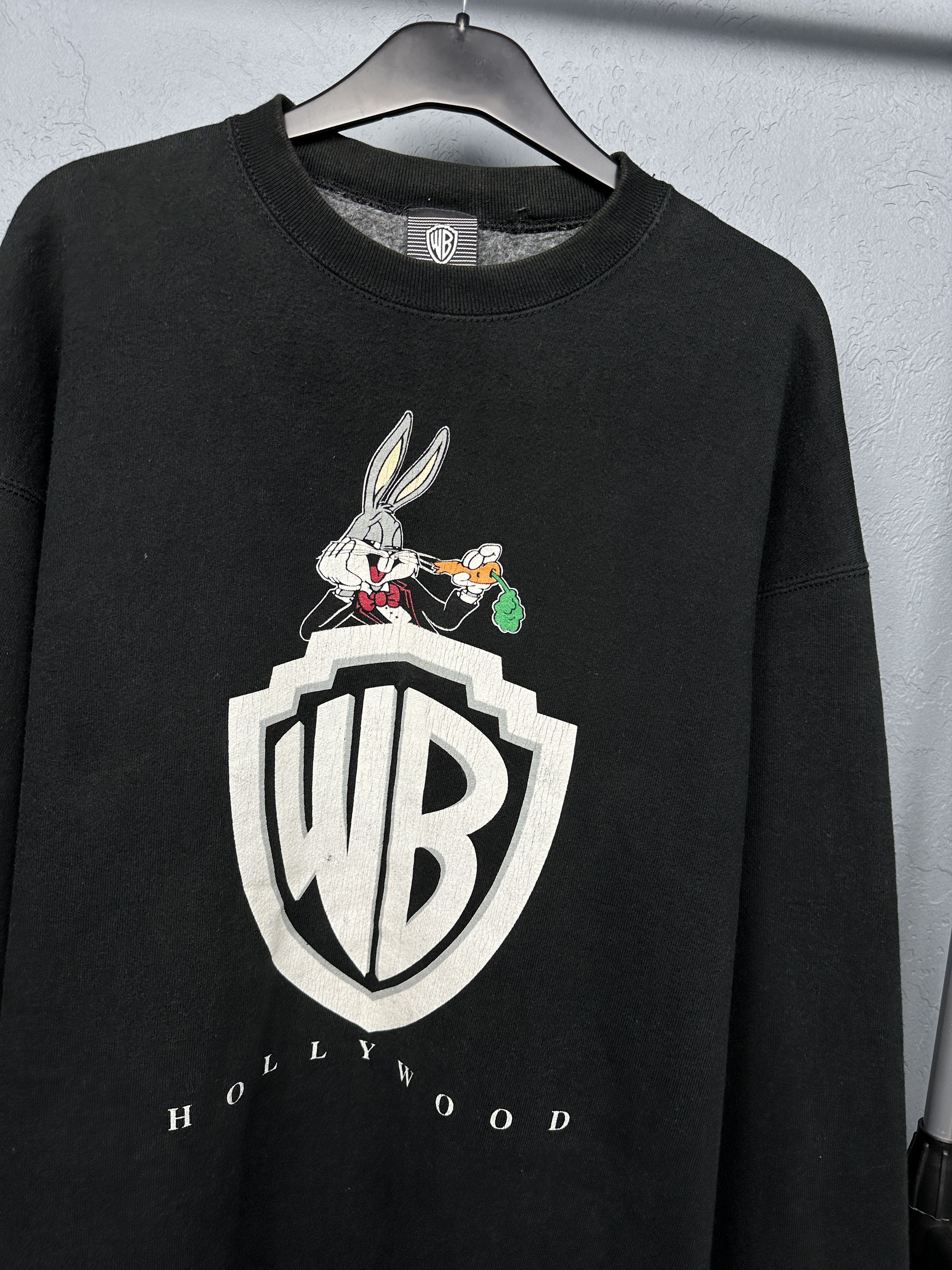 Warner Bros Warner Bros 1991 90s Vintage Mens Sweatshirt Size US XL / EU 56 / 4 - 2 Thumbnail