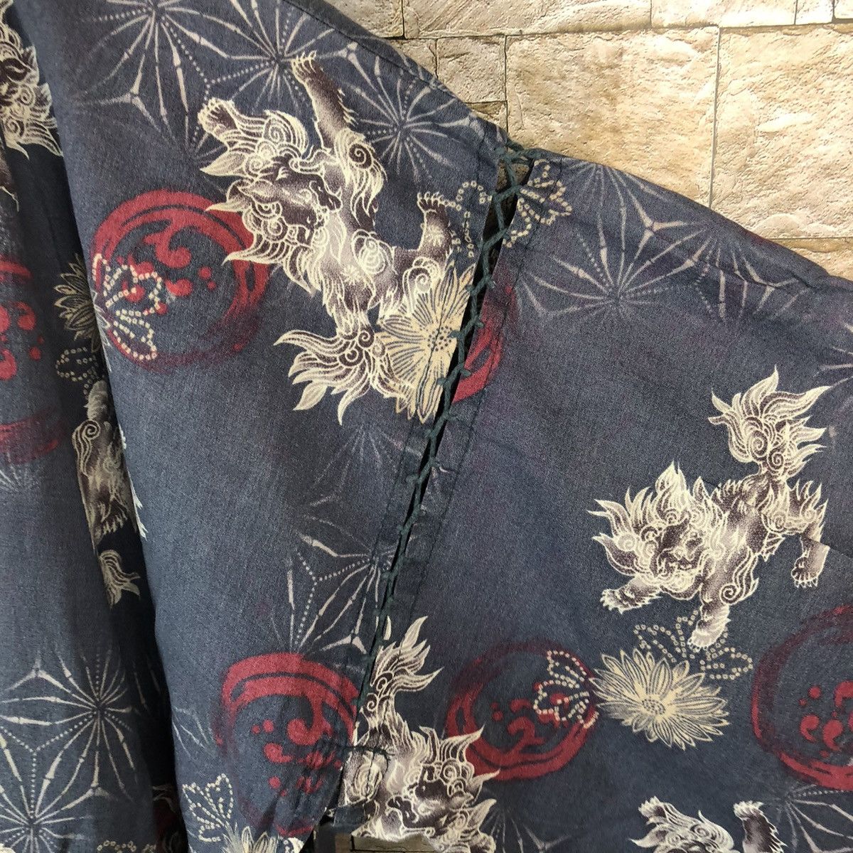 Japanese Brand Japan vintage fullprint Blue Kimono #A512 Size US M / EU 48-50 / 2 - 11 Thumbnail