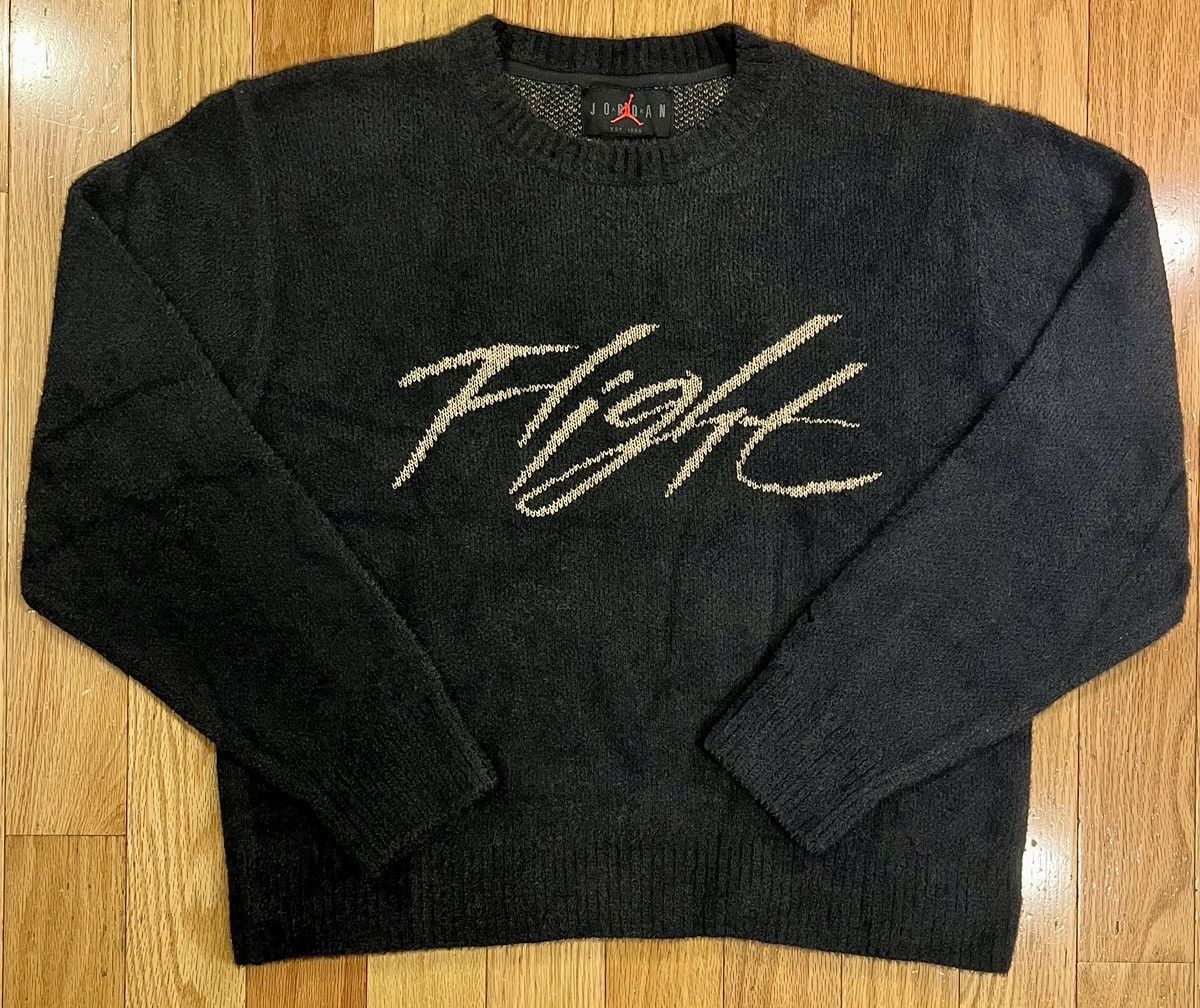 Nike Air Jordan Flight Heritage Black Knit Sweater