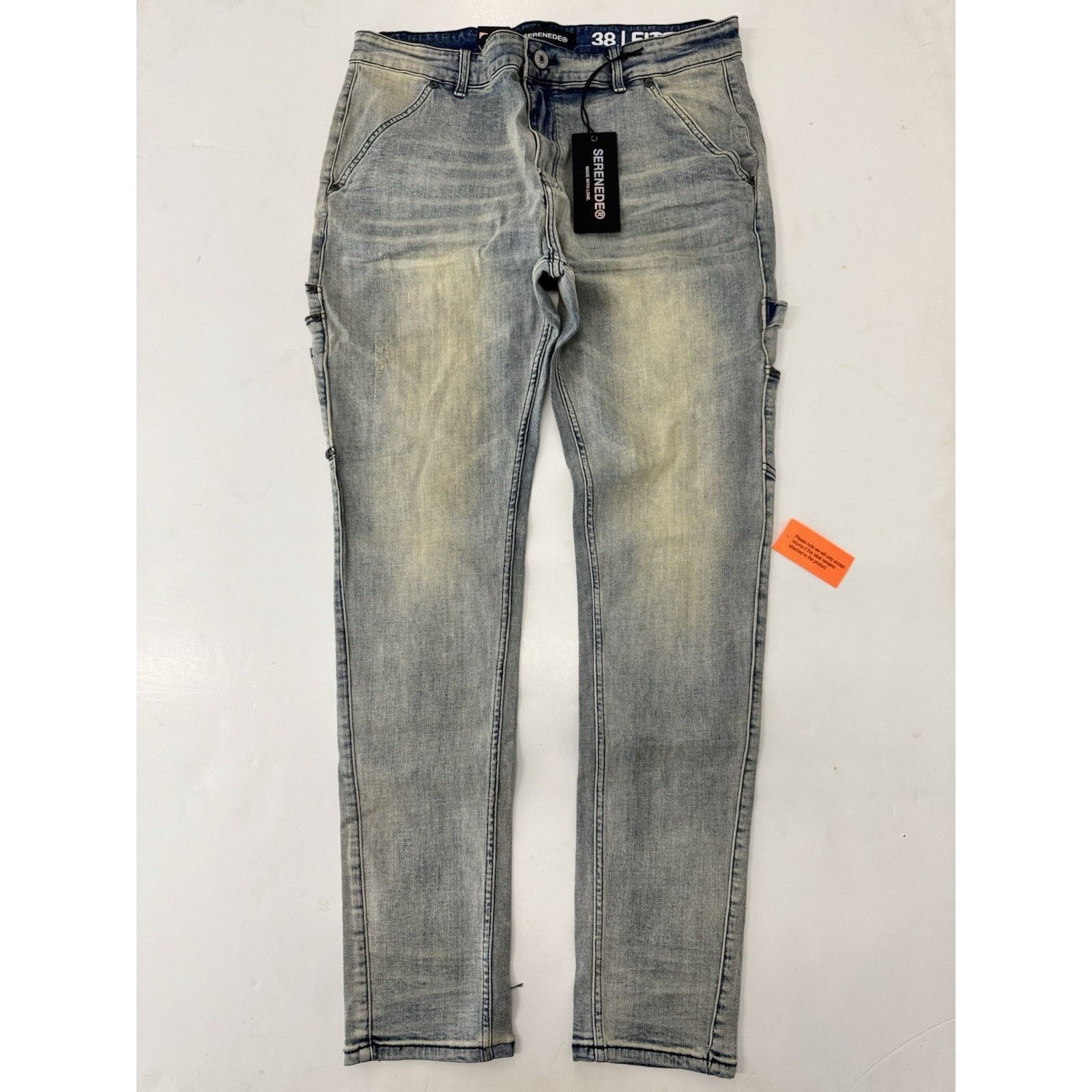 SERENEDE Serenede Mens JeanS Canyon Rugged Utility Skinny Leg Size US 38 / EU 54 - 3 Thumbnail