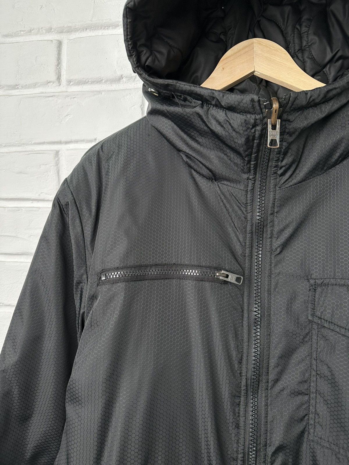 Schott SCHOTT Reversible Multipocket Quilted Hooded Jacket Size US XXL / EU 58 / 5 - 7 Thumbnail