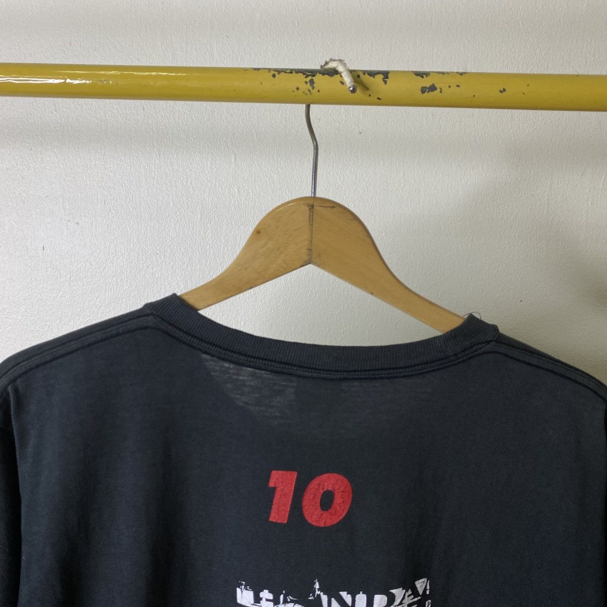 Honda Vintage 2000s Honda Racing Faded Black Tee Size US M / EU 48-50 / 2 - 3 Thumbnail