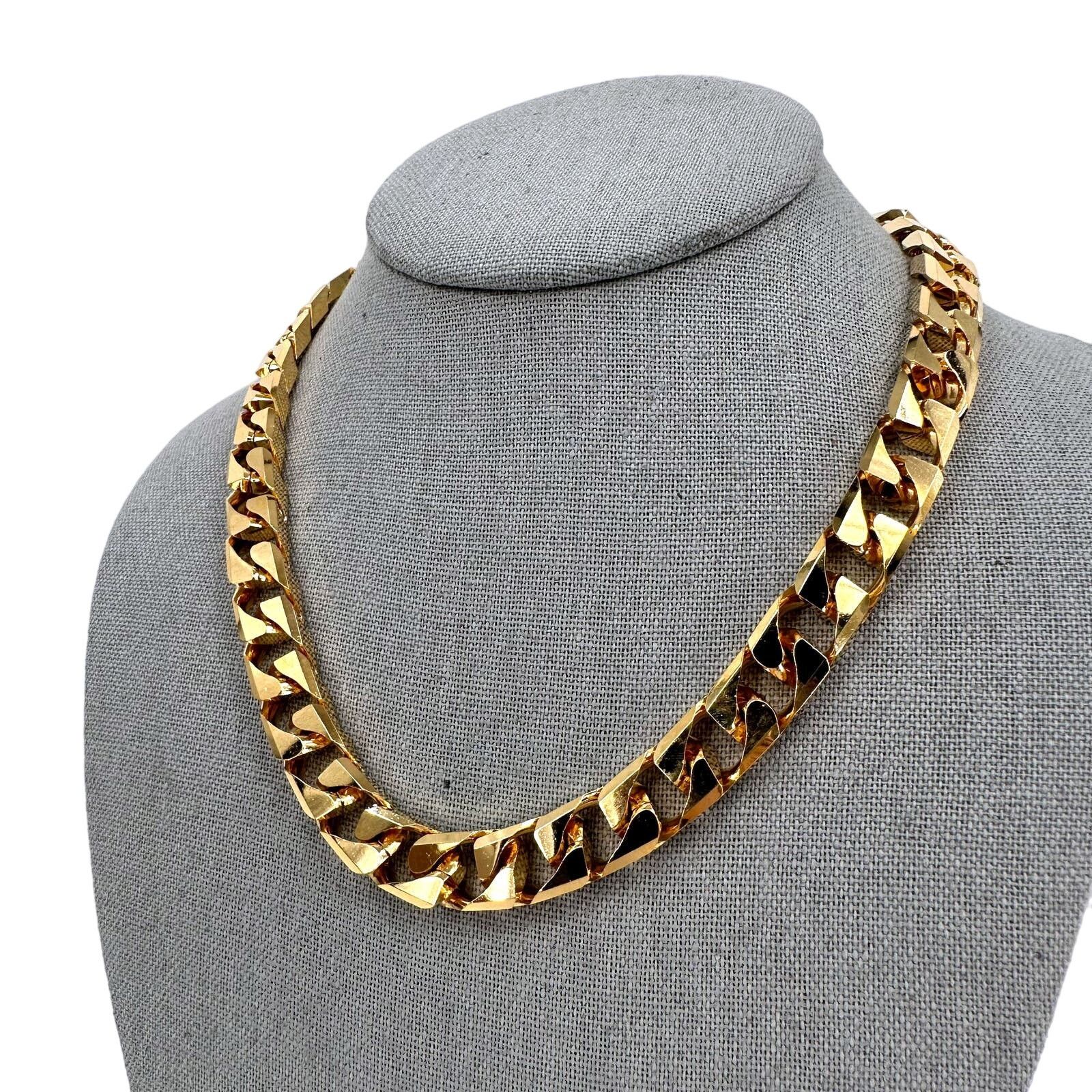 Other Soo Ihn Kim Heavy Chain Necklace Shiny Gold Tone 18 Inches Size ONE SIZE - 4 Thumbnail
