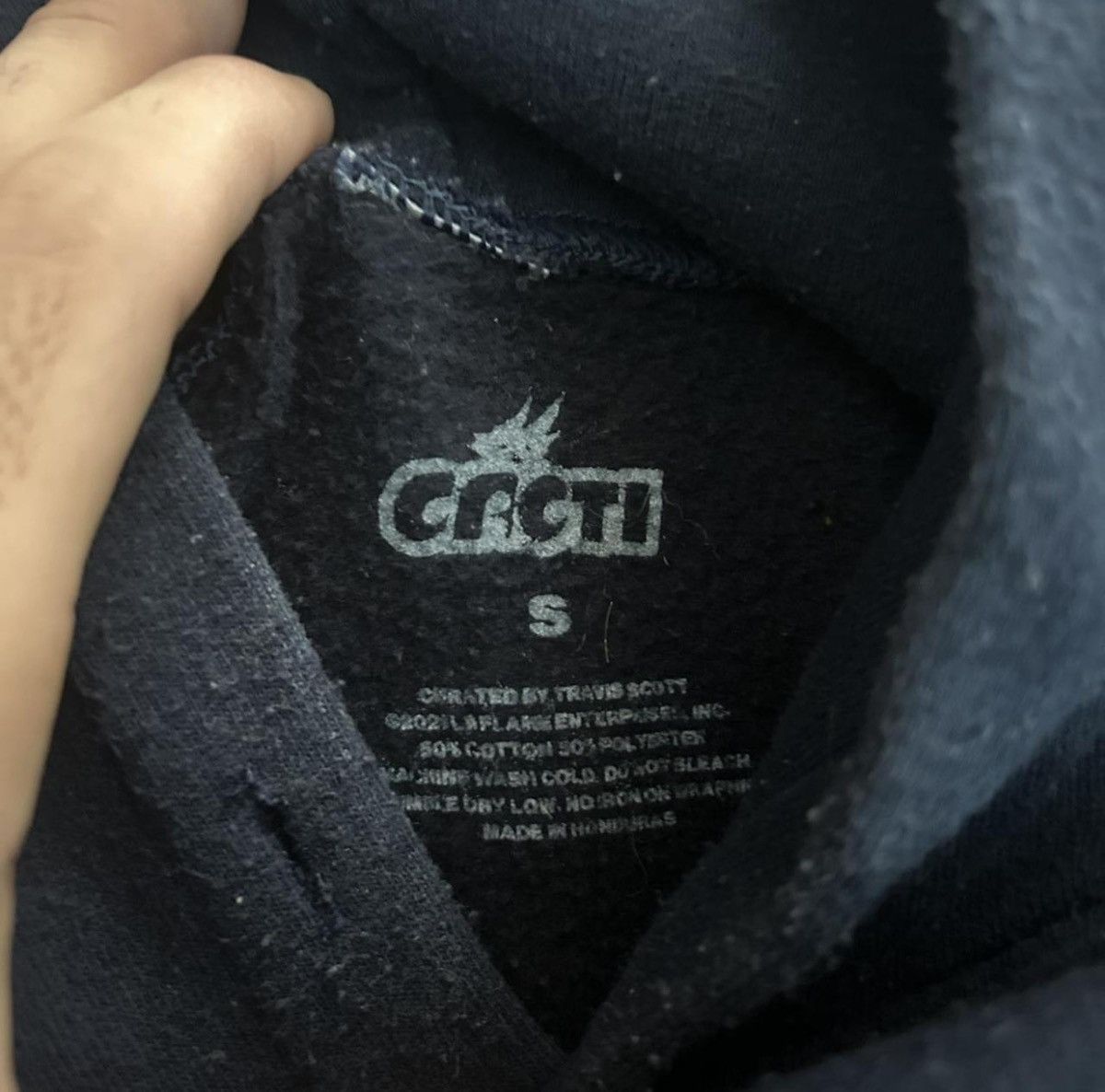 Travis Scott Travis Scott Cactus Jack (Cacti) Navy Blue Hoodie Size US S / EU 44-46 / 1 - 3 Thumbnail