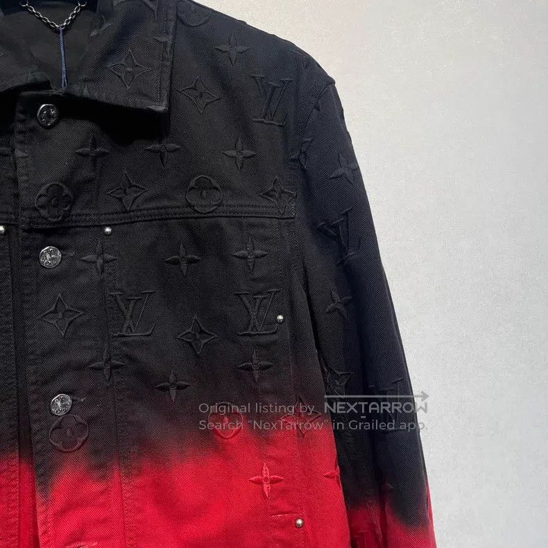 Louis Vuitton Louis Vuitton Black and red patchwork logo full-print deni Size US M / EU 48-50 / 2 - 3 Thumbnail