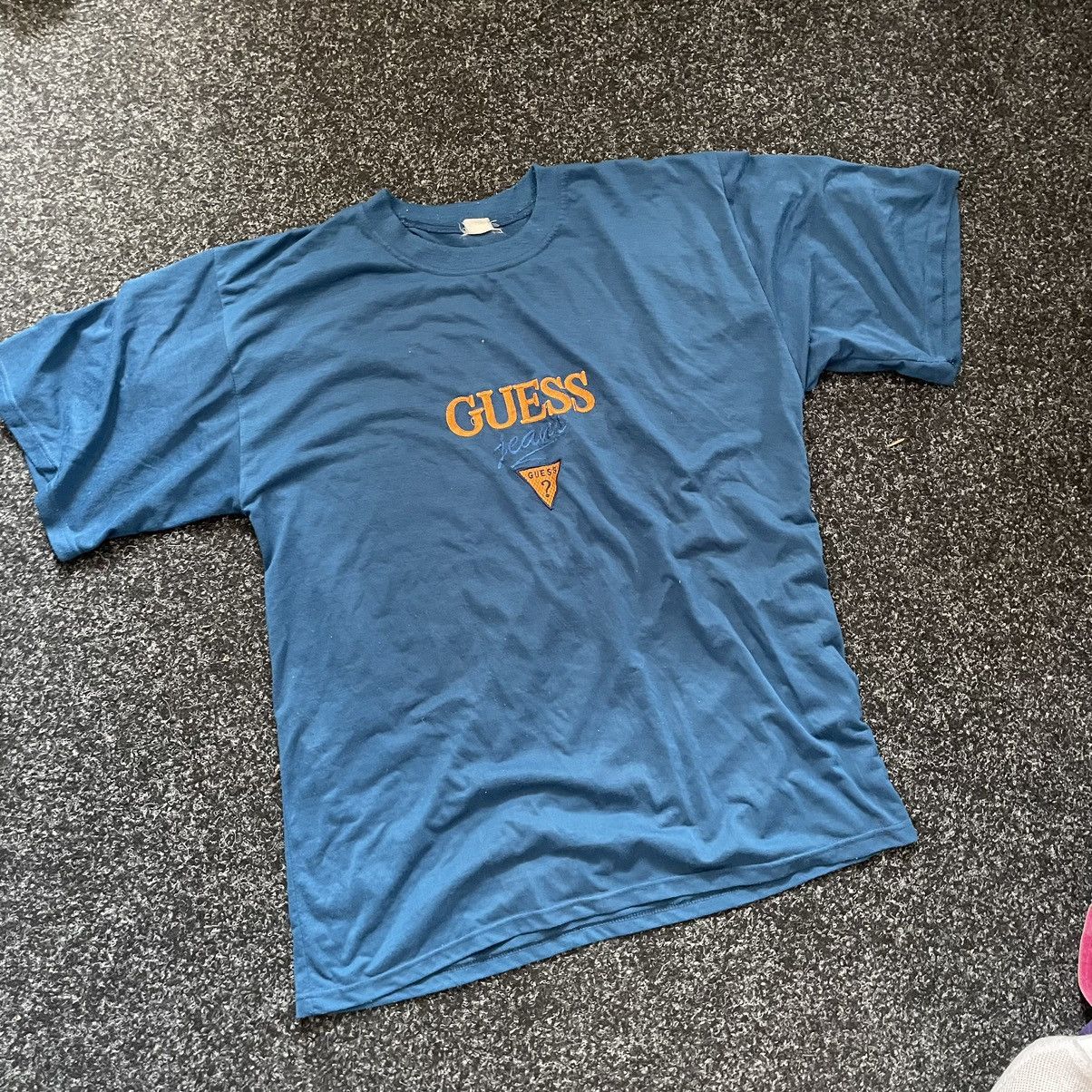 Band Tees × Vintage Retro 90s Guess tee shirt punk rock alt chrome goth Size US S / EU 44-46 / 1 - 1 Thumbnail