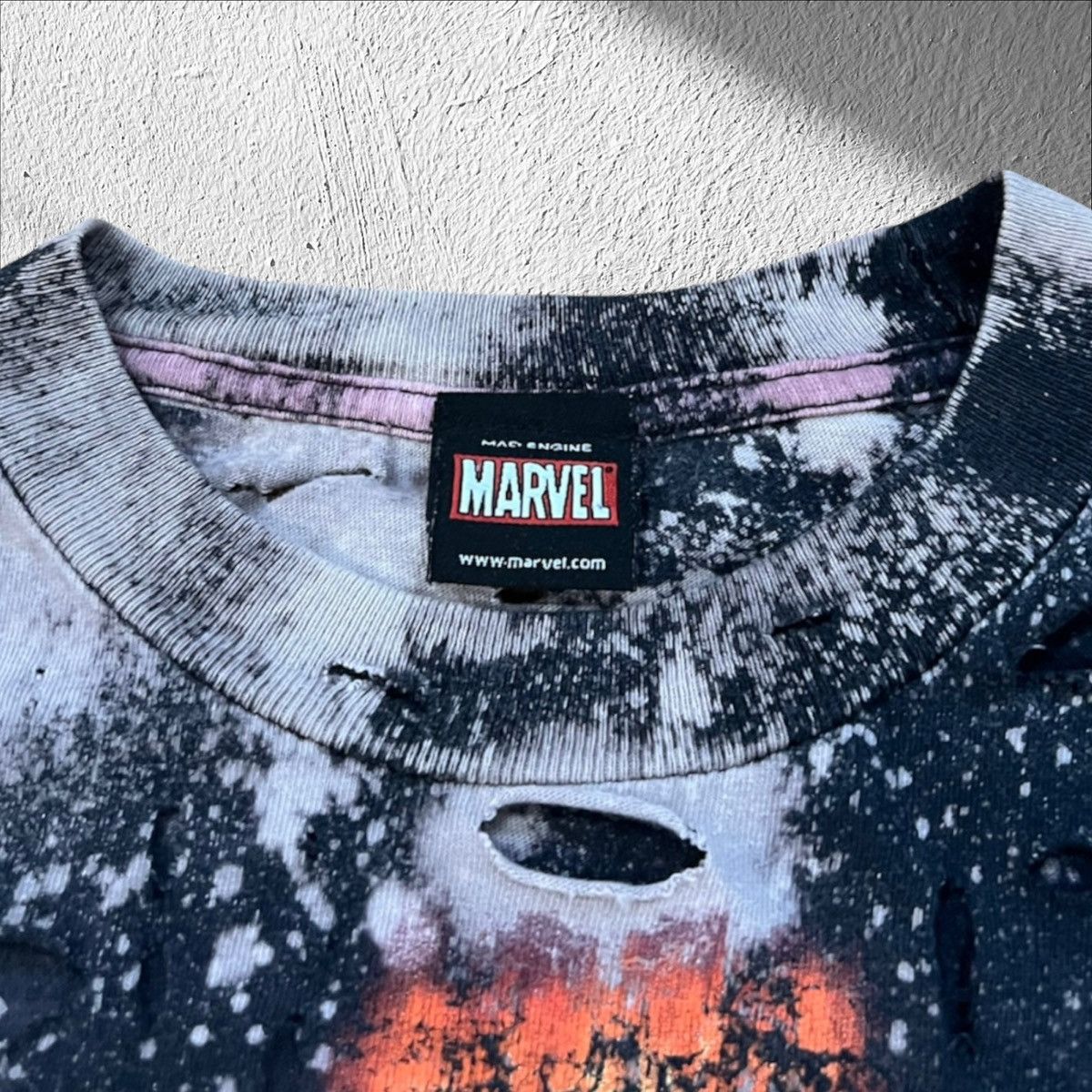 Marvel Comics × Vintage Vintage Iron Man Marvel Comics Mad Engine Distressed Shirt Size US L / EU 52-54 / 3 - 3 Thumbnail