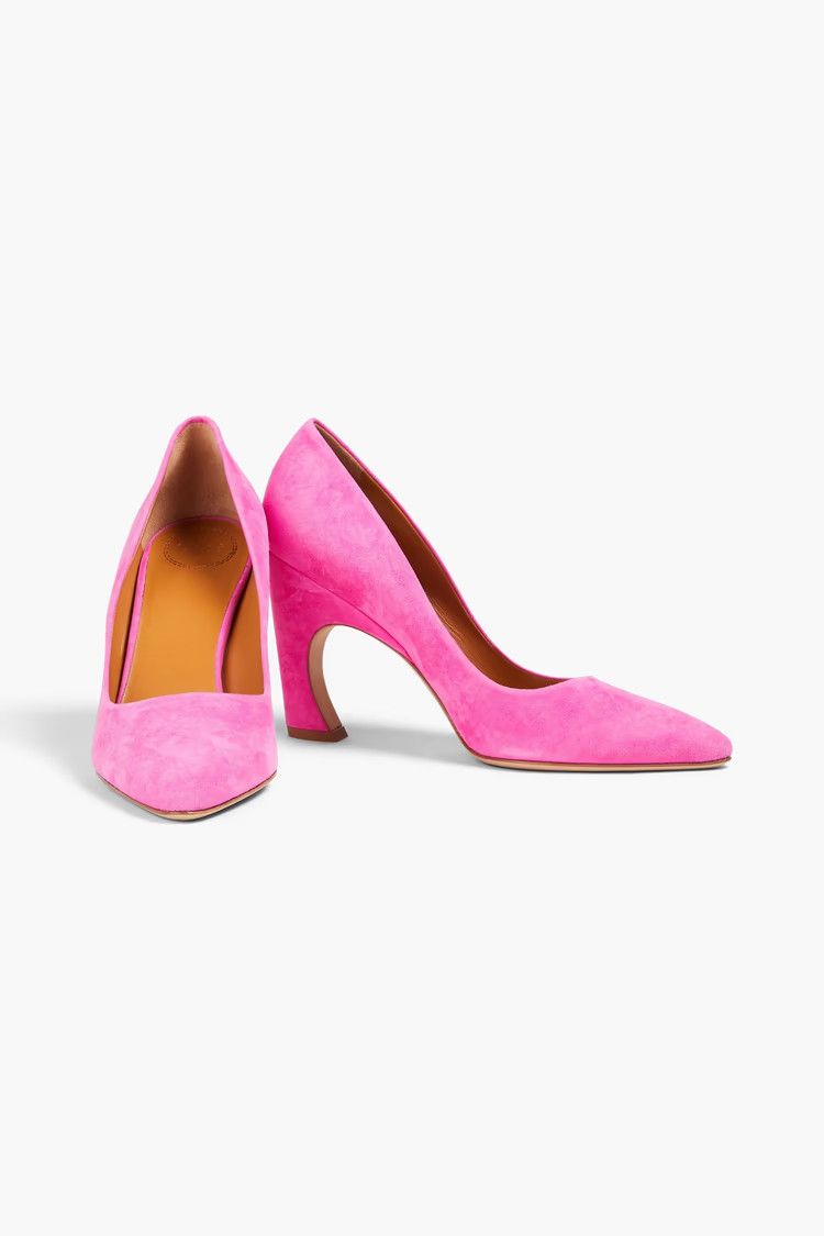 Chloe o1y0825 Leather Pumps in Fuchsia Size US 8 / IT 38 - 3 Thumbnail