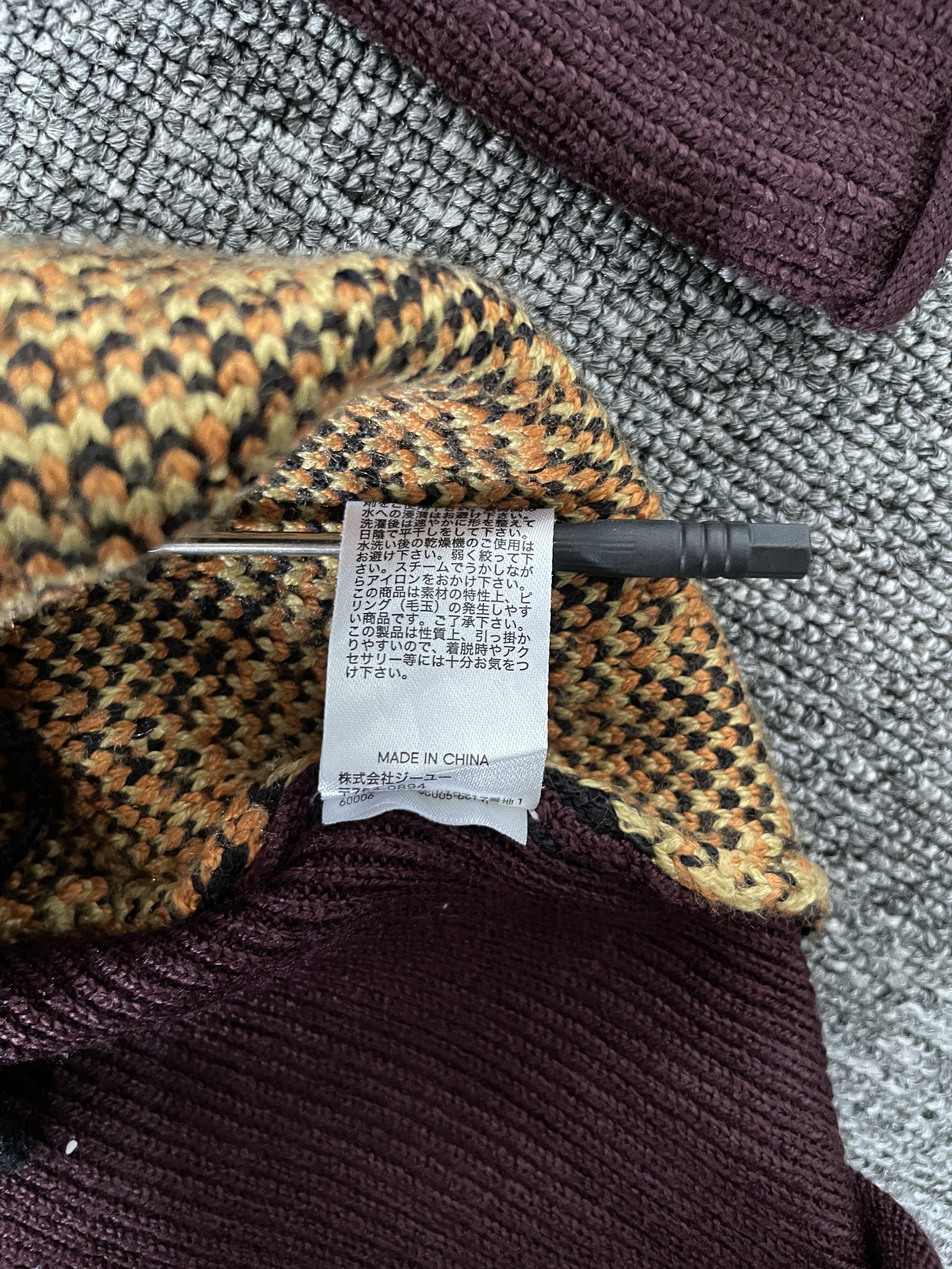 GU × Undercover GU X Undercover Geometric Check Pattern Crewneck Knit Size L / US 10 / IT 46 - 8 Thumbnail