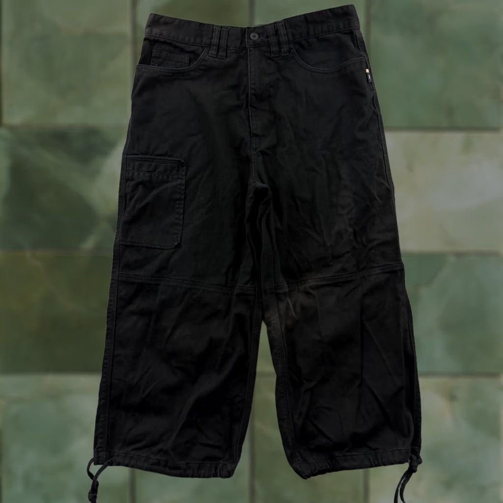 Vintage zx loose baggy skate hiphop pleated wide Leg pants | Grailed