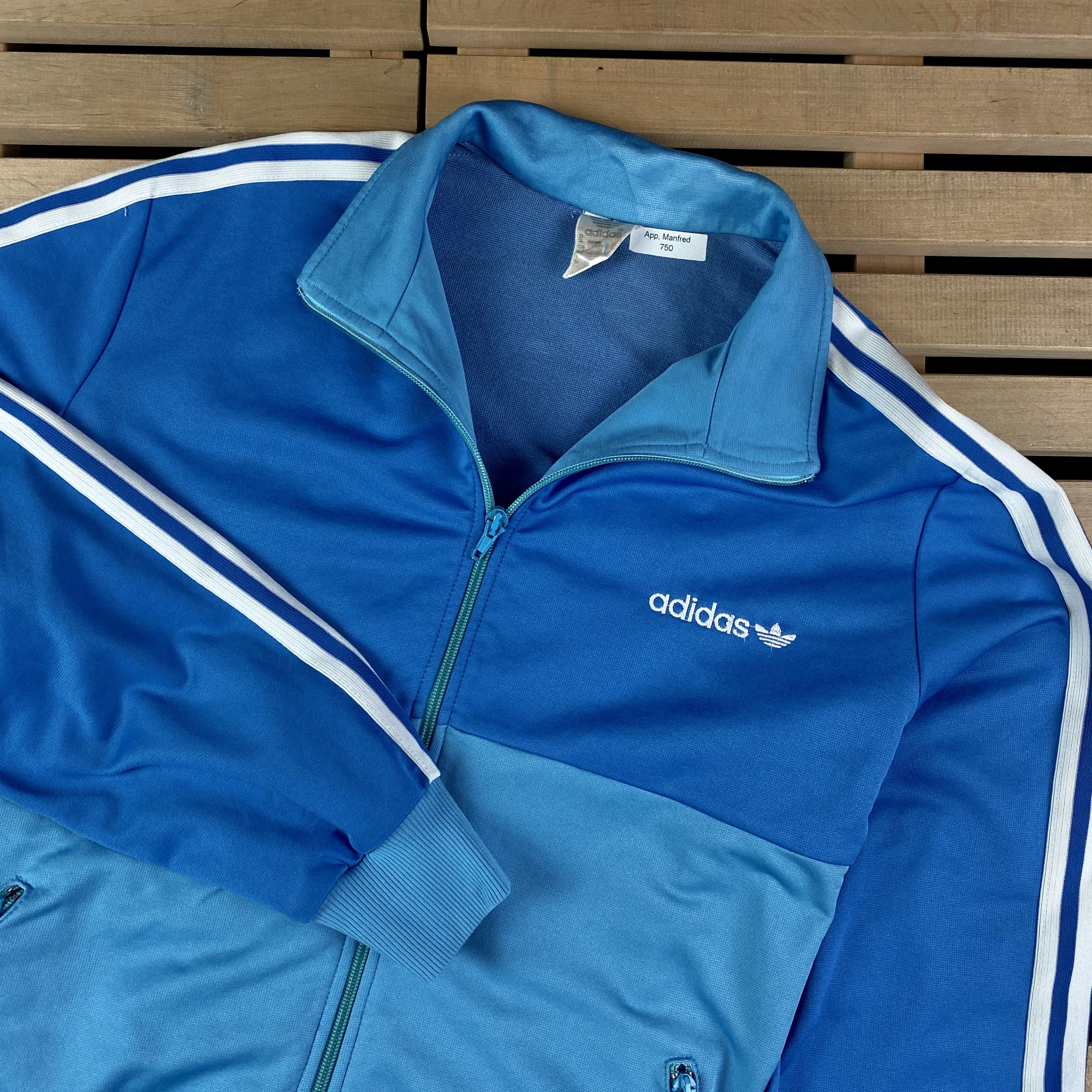 Adidas × Vintage Men’s Track Jacket Adidas Vintage Size XL Blue Size US XL / EU 56 / 4 - 2 Thumbnail
