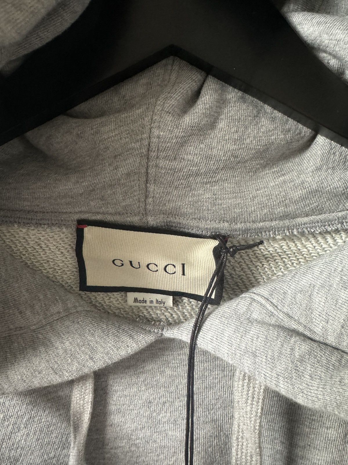Gucci Gucci Logo Grey Hoodie Size US L / EU 52-54 / 3 - 5 Thumbnail