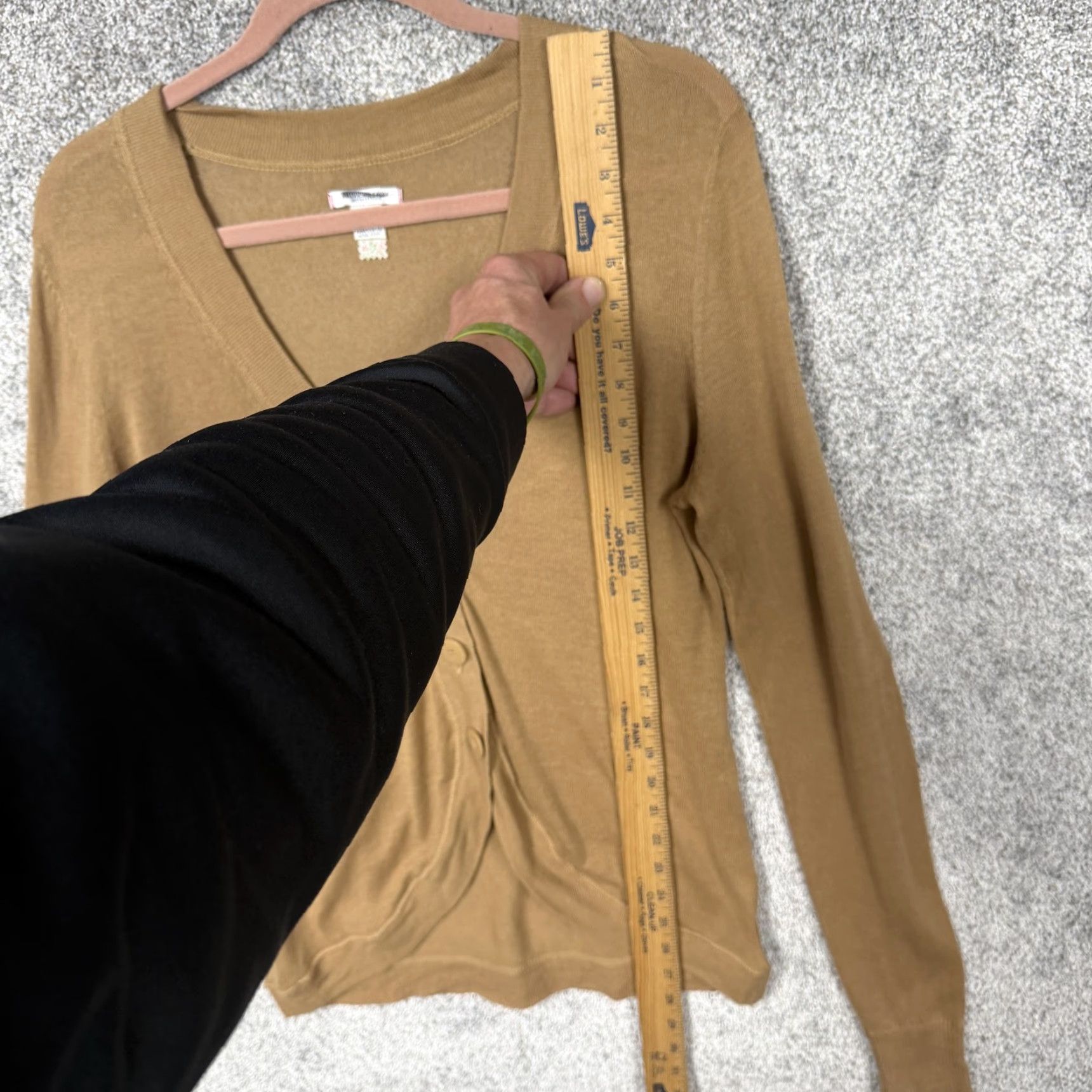 American Eagle Outfitters American Eagle Cardigan Sweater Womens L Tan Brown Layering Preppy Lagenlook Size L / US 10 / IT 46 - 2 Thumbnail