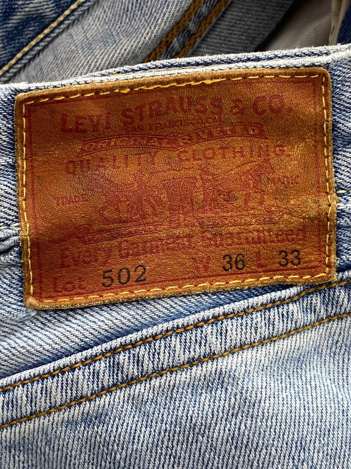 Levi's Levi’s Faded Wash Style Straight Leg Jeans Size US 36 / EU 52 - 11 Thumbnail