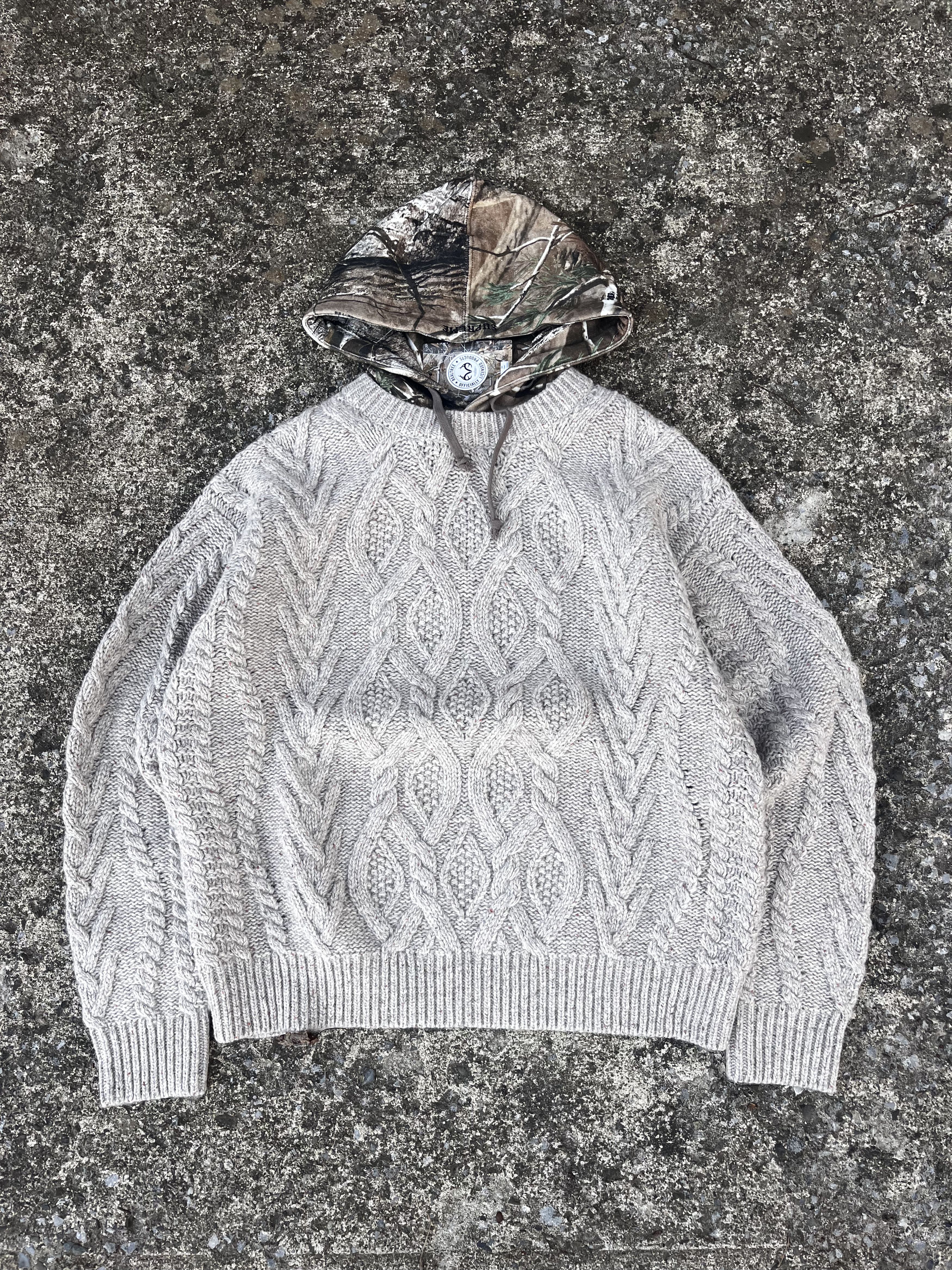 Supreme Supreme FW25 Hooded Cableknit Size US S / EU 44-46 / 1 - 1 Thumbnail
