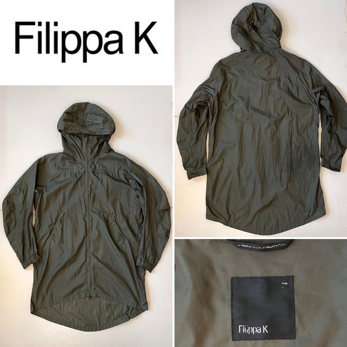 Filippa K Filippa K Mens Small Lightweight Water Resistant Zip Coat Size US S / EU 44-46 / 1 - 1 Thumbnail