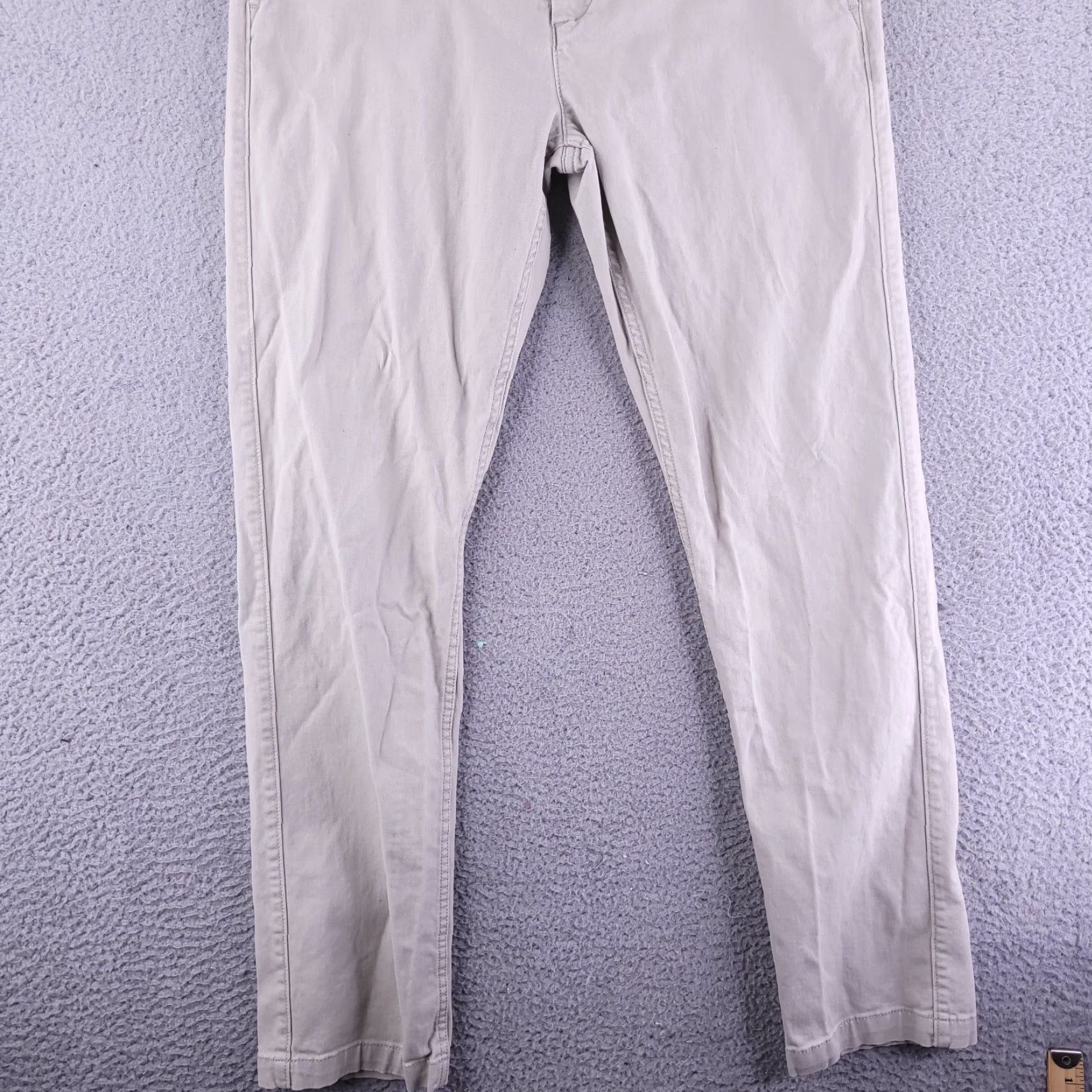 Dockers DOCKERS Slim PANTS Mens 32x31 Chino Khaki Tan Beige Casual Front Flat Front Tapered Size US 32 / EU 48 - 2 Thumbnail